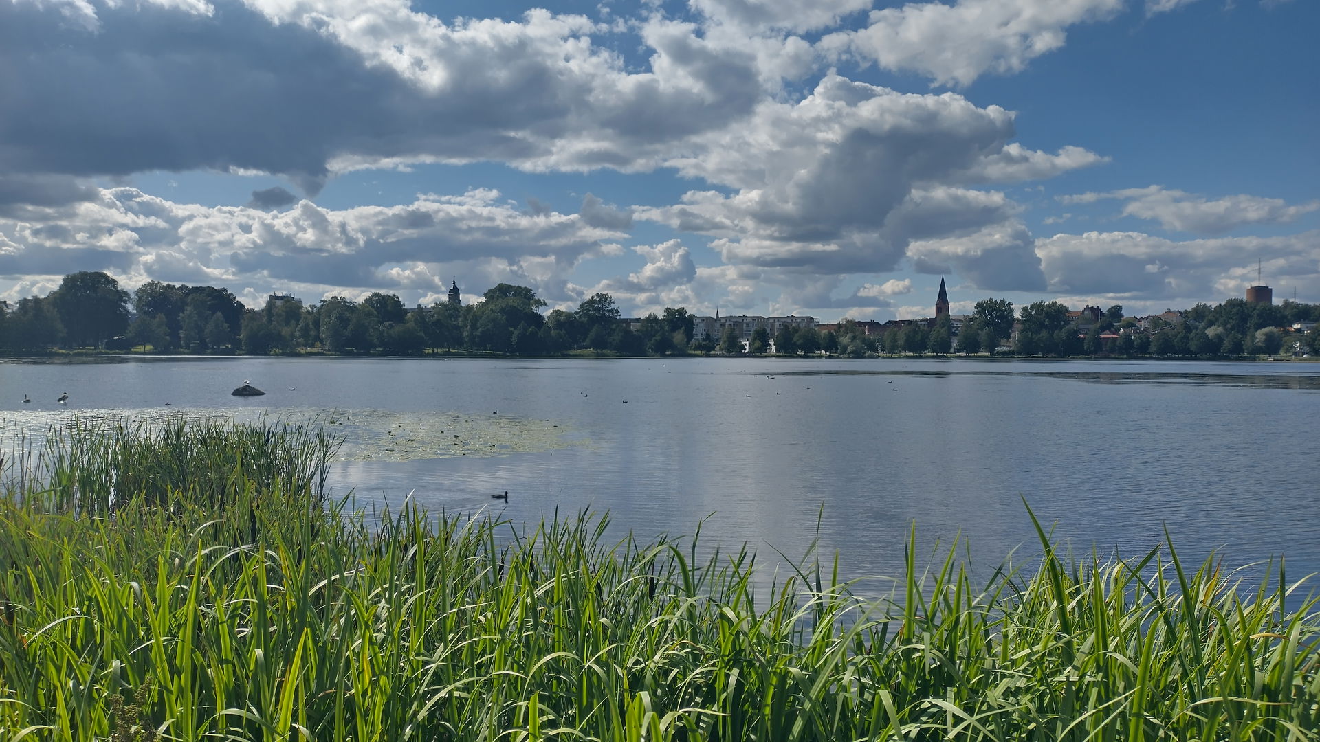 Lake Ingberssjön in Nässjö, Sweden