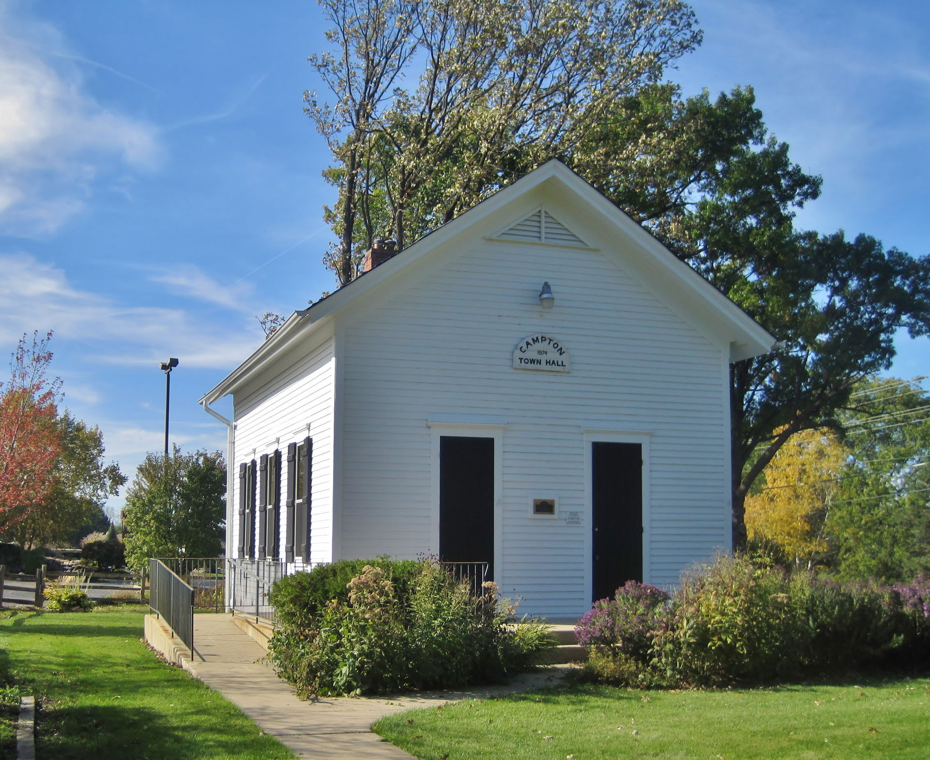 Campton Town Hall in Campton Hills (1874). It has been used con…