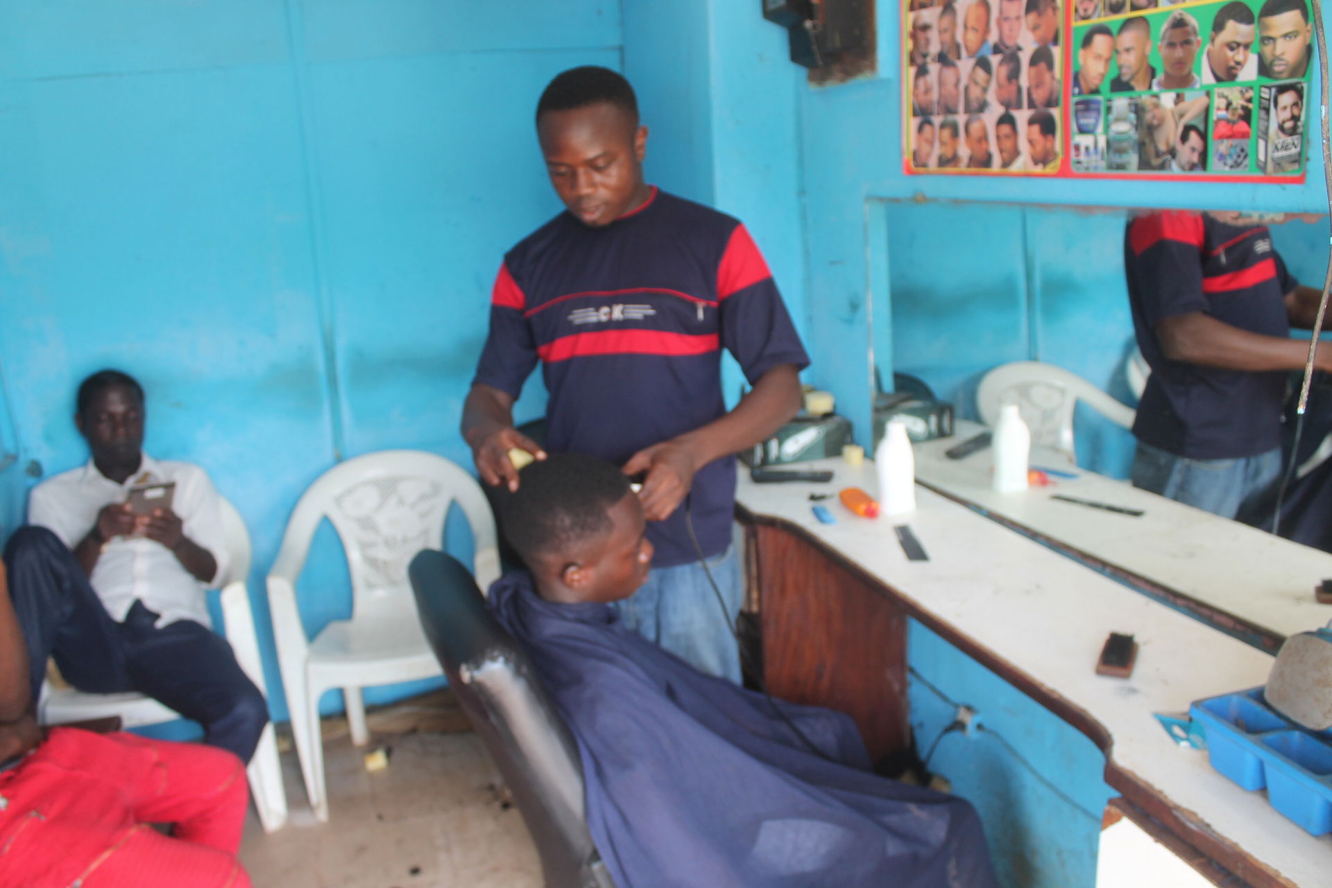 This is an image of "African people at work" from