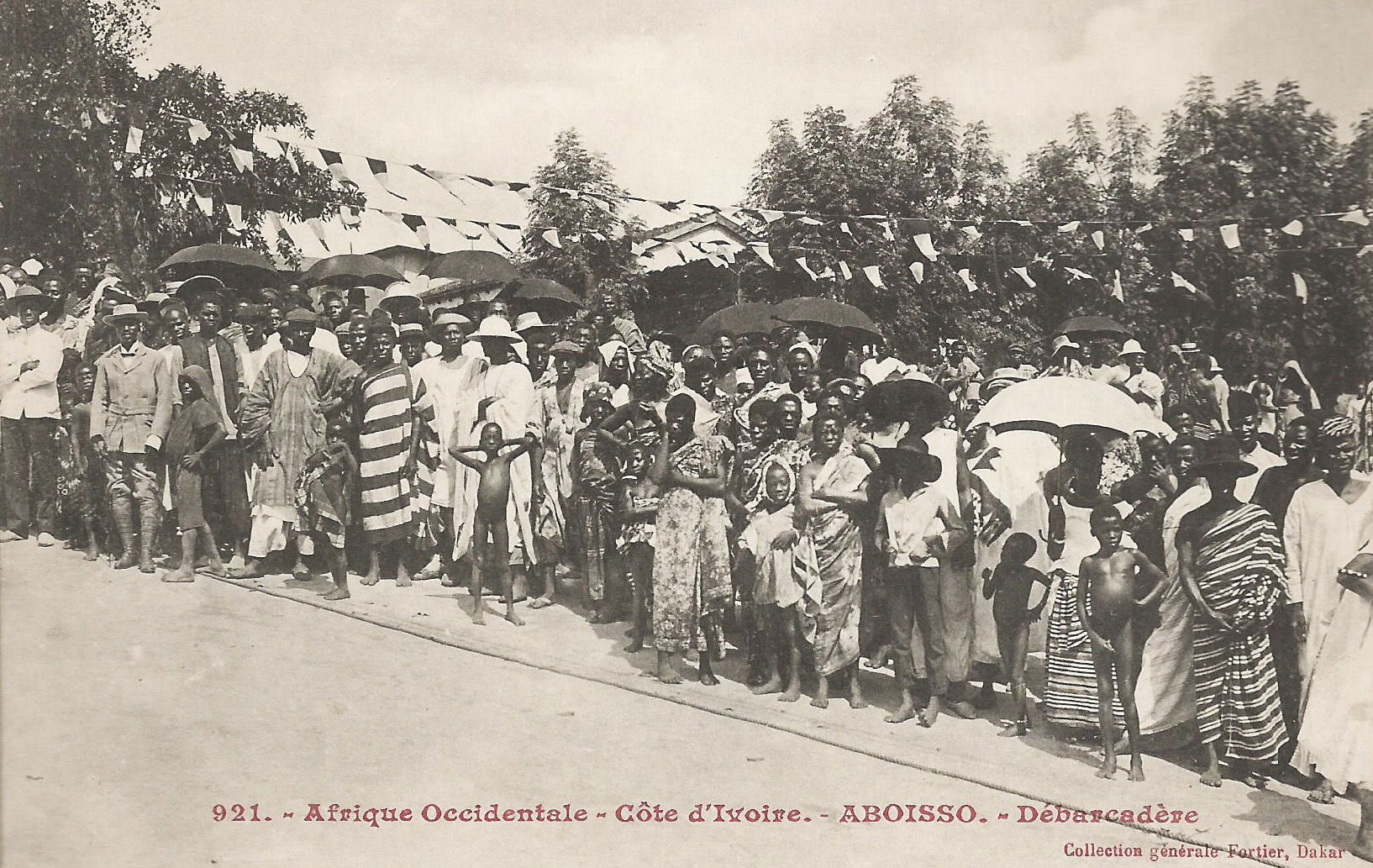 *François-Edmond Fortier, Aboisso. Débarcadère.
Afrique Occide…