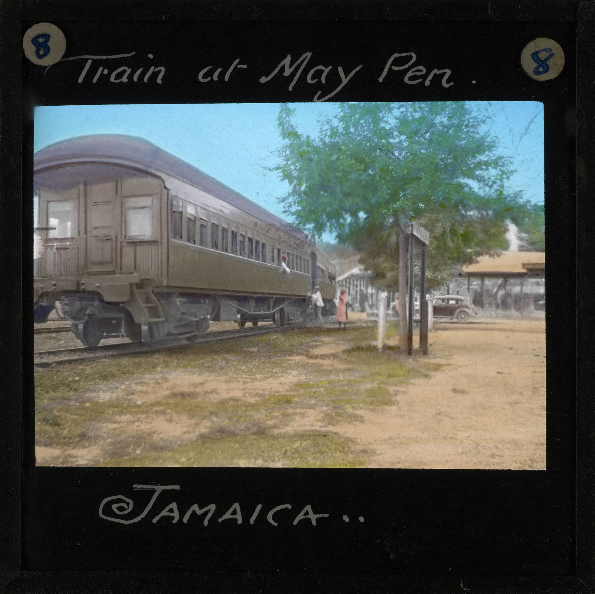 Railway Train at May Pen Station, Jamaica
Photograph of a stati…