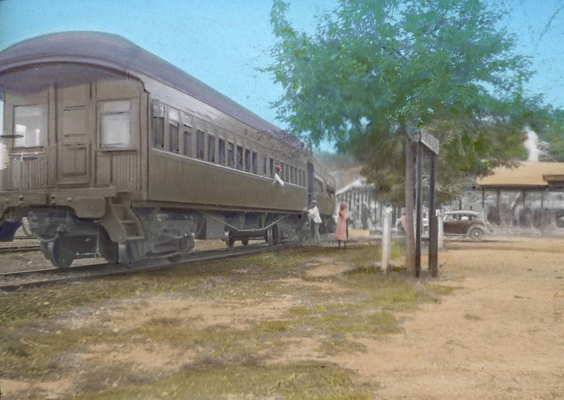 Railway Train at May Pen Station, Jamaica
Photograph of a stati…