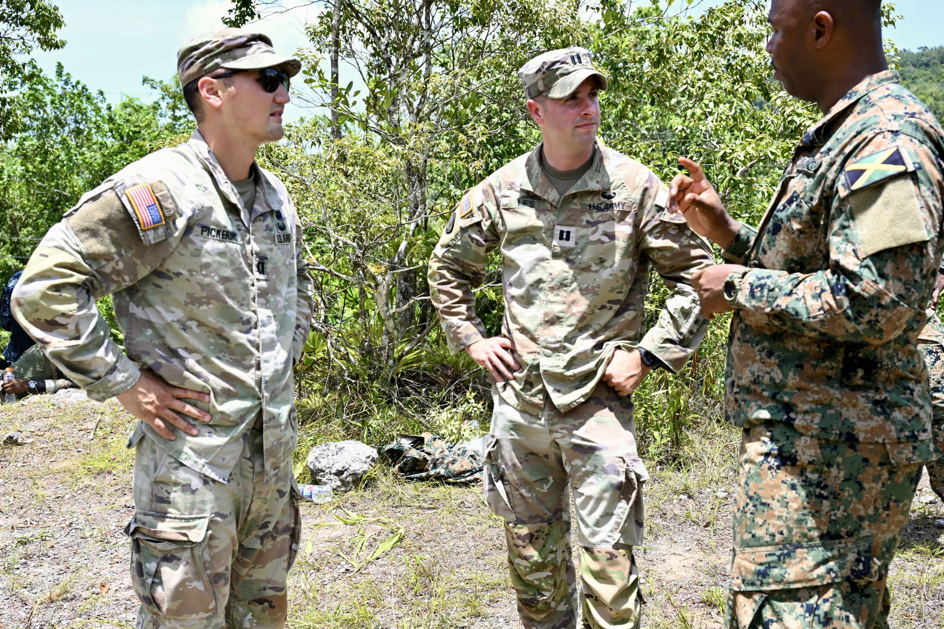 U.S. Army Capt. Chad Pickering, incoming Bilateral Affairs Offi…