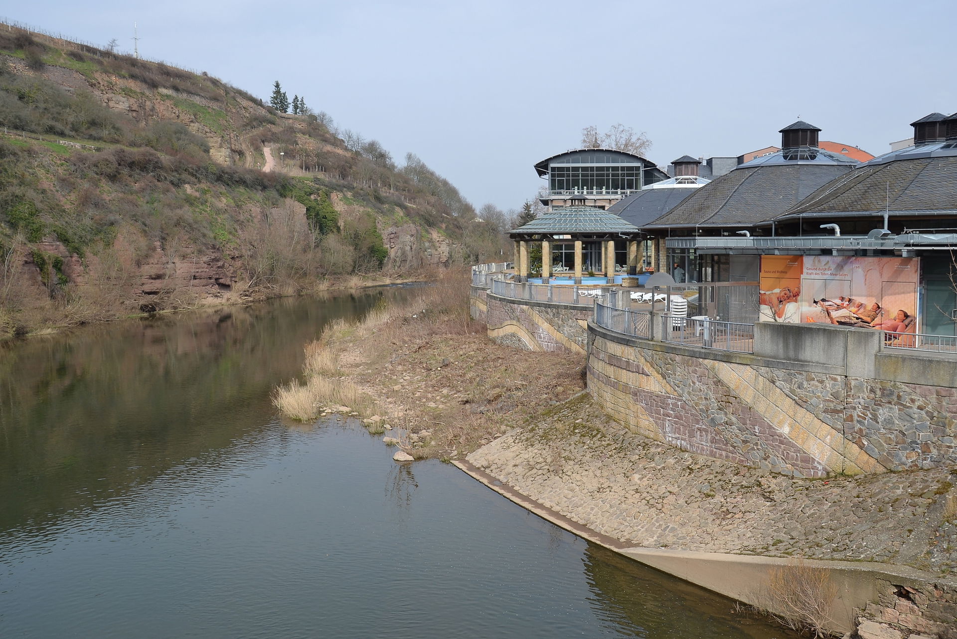 Bad Kreuznach - Crucenia Therme and Nahe river