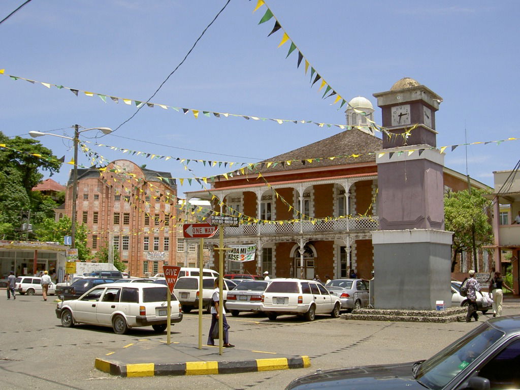 Town of Port Antonio, Portland, Jamaica.