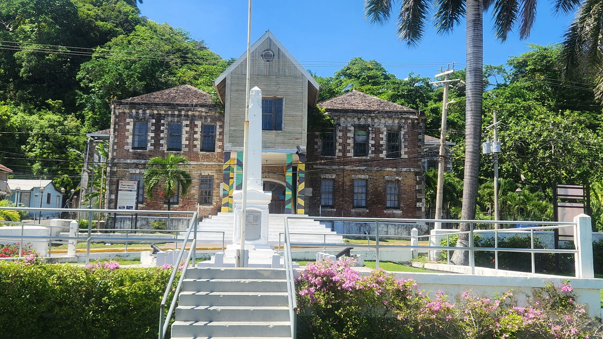 Port Maria Court House, landmarked building in Port Maria, now …