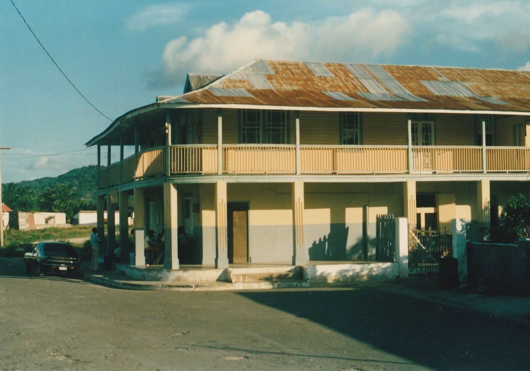 Shop on the quiet Main Street of Port Maria Jamaica