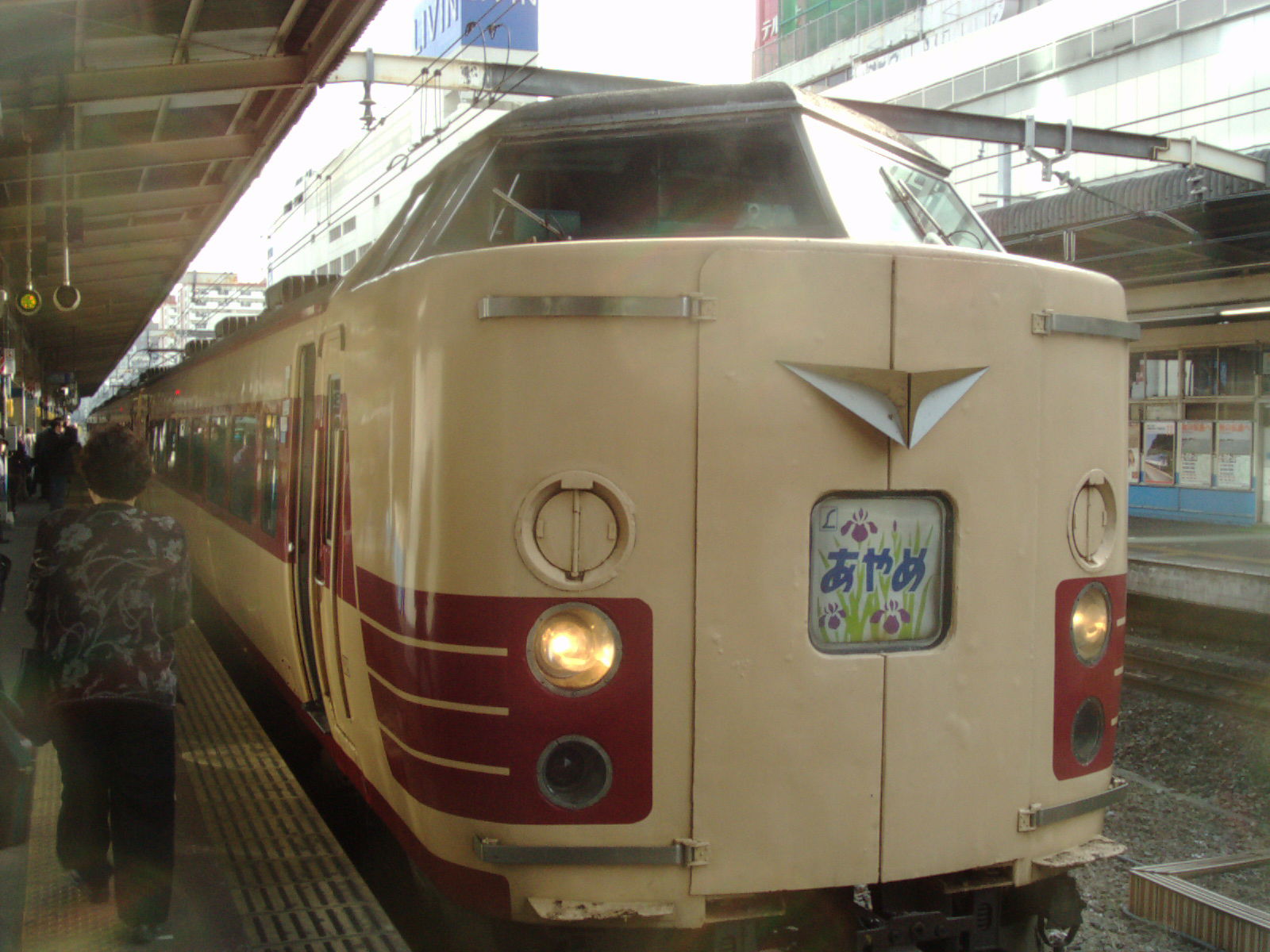 A JR East 183 series EMU on an Ayame limited express service at…