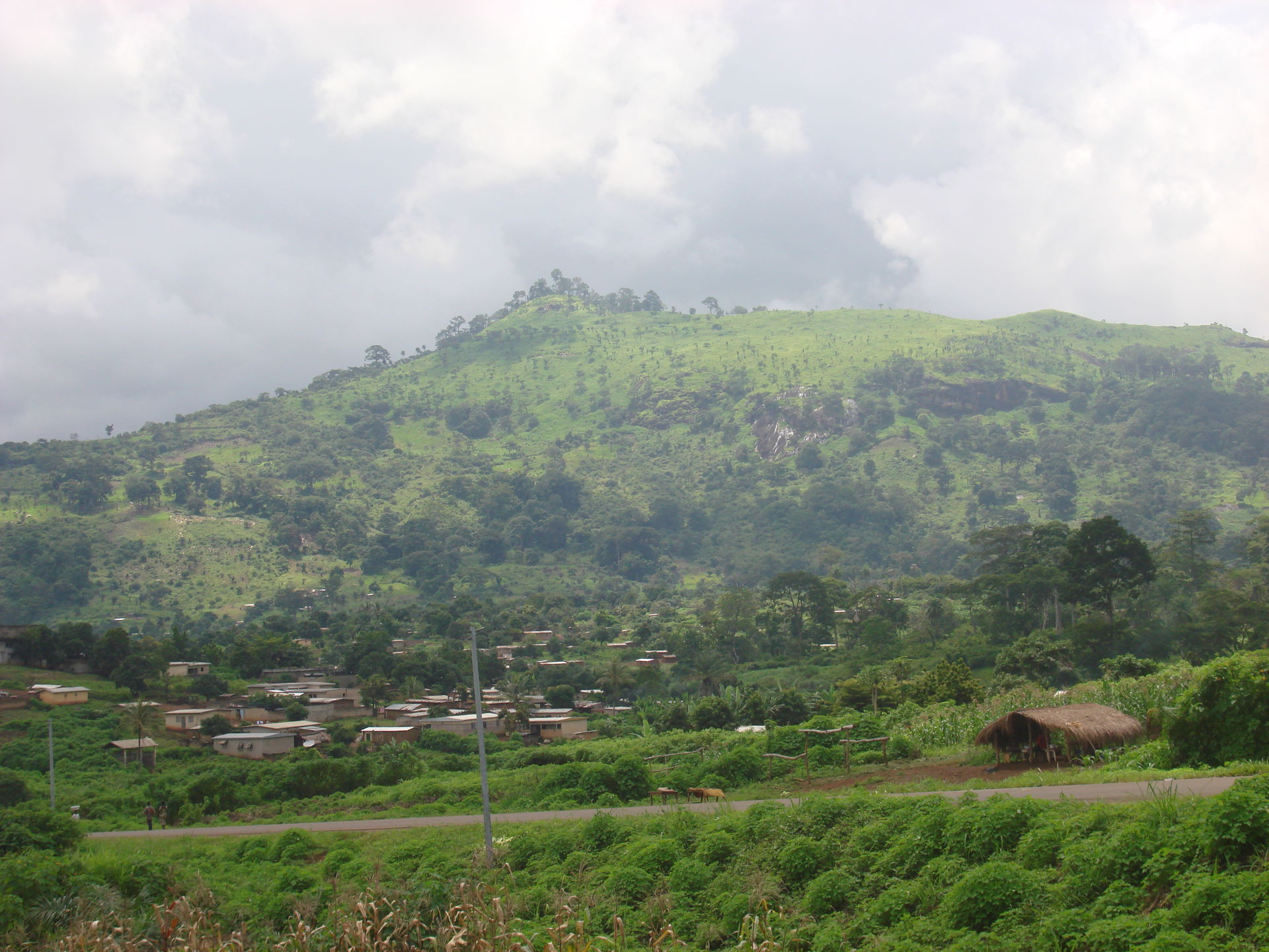 Vue partielle de la ville de (Côte d'Ivoire)