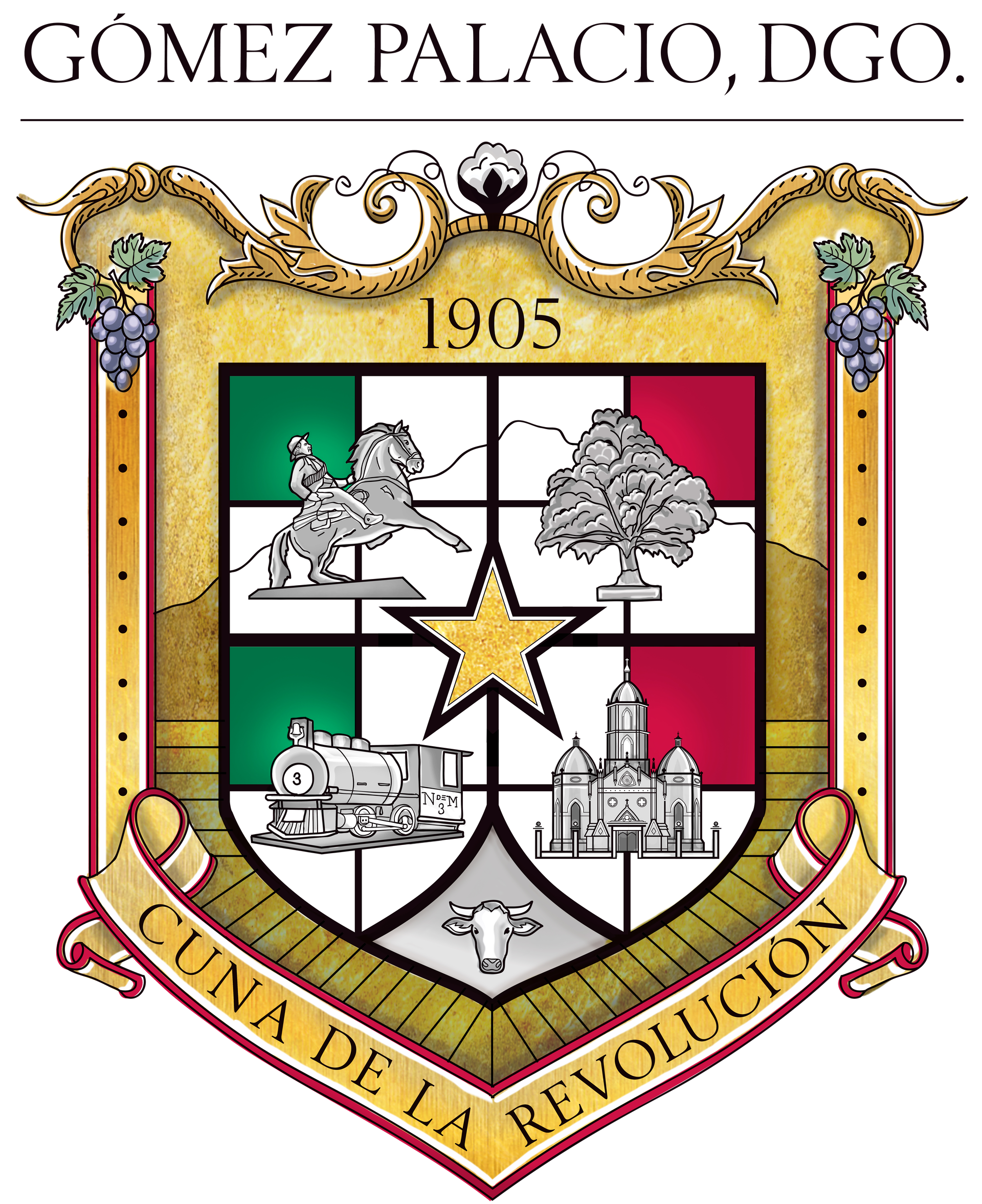 Escudo de armas de Gómez Palacio, Durango