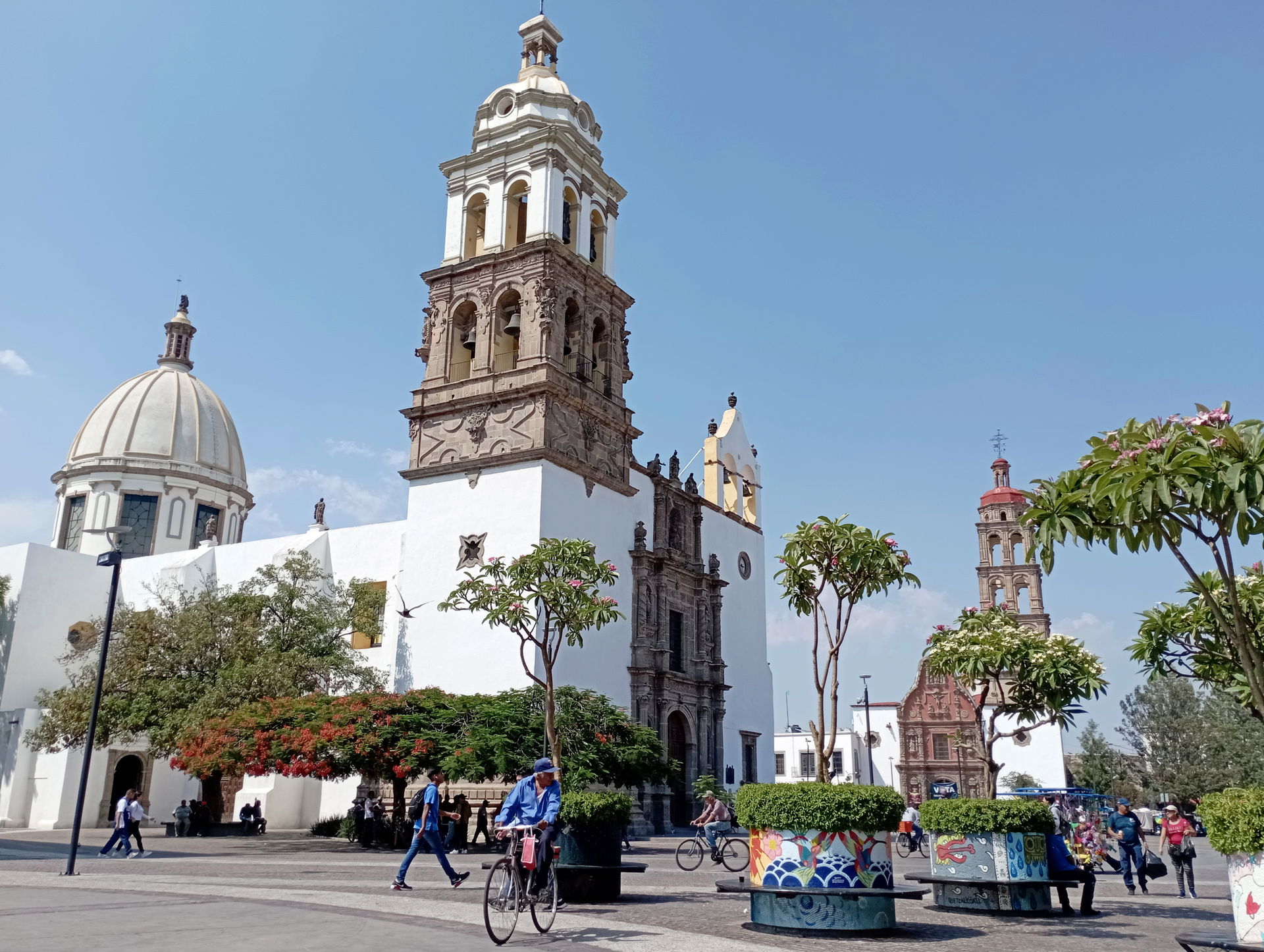 Centro histórico de Irapuato, Guanajuato, México.