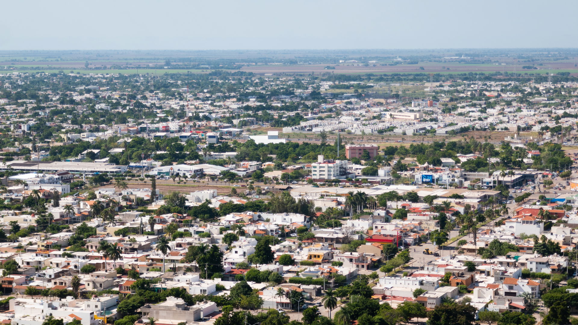 The suburbs of Los Mochis, Sinaloa, Mexico