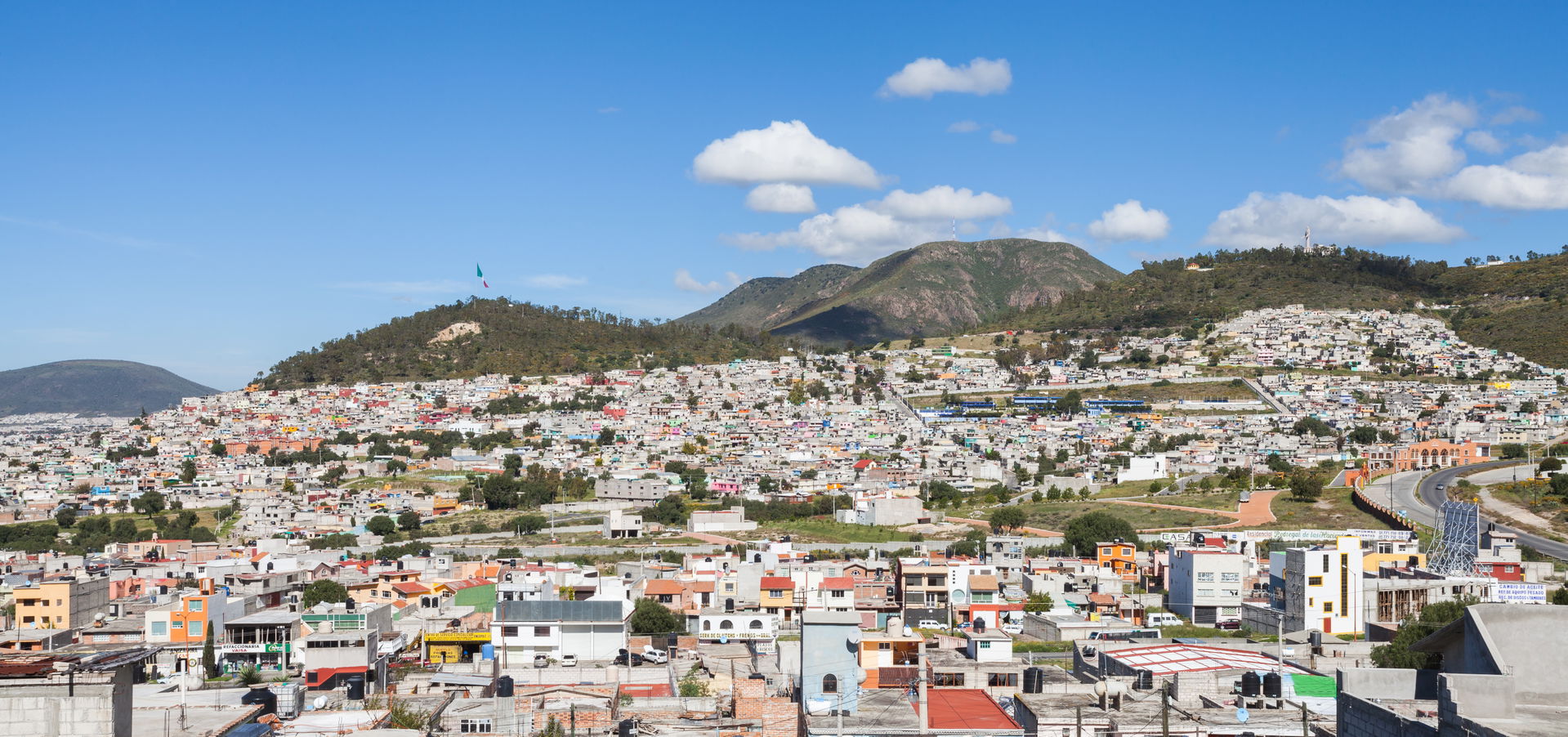 View of Pachuca, Hidalgo, Mexico