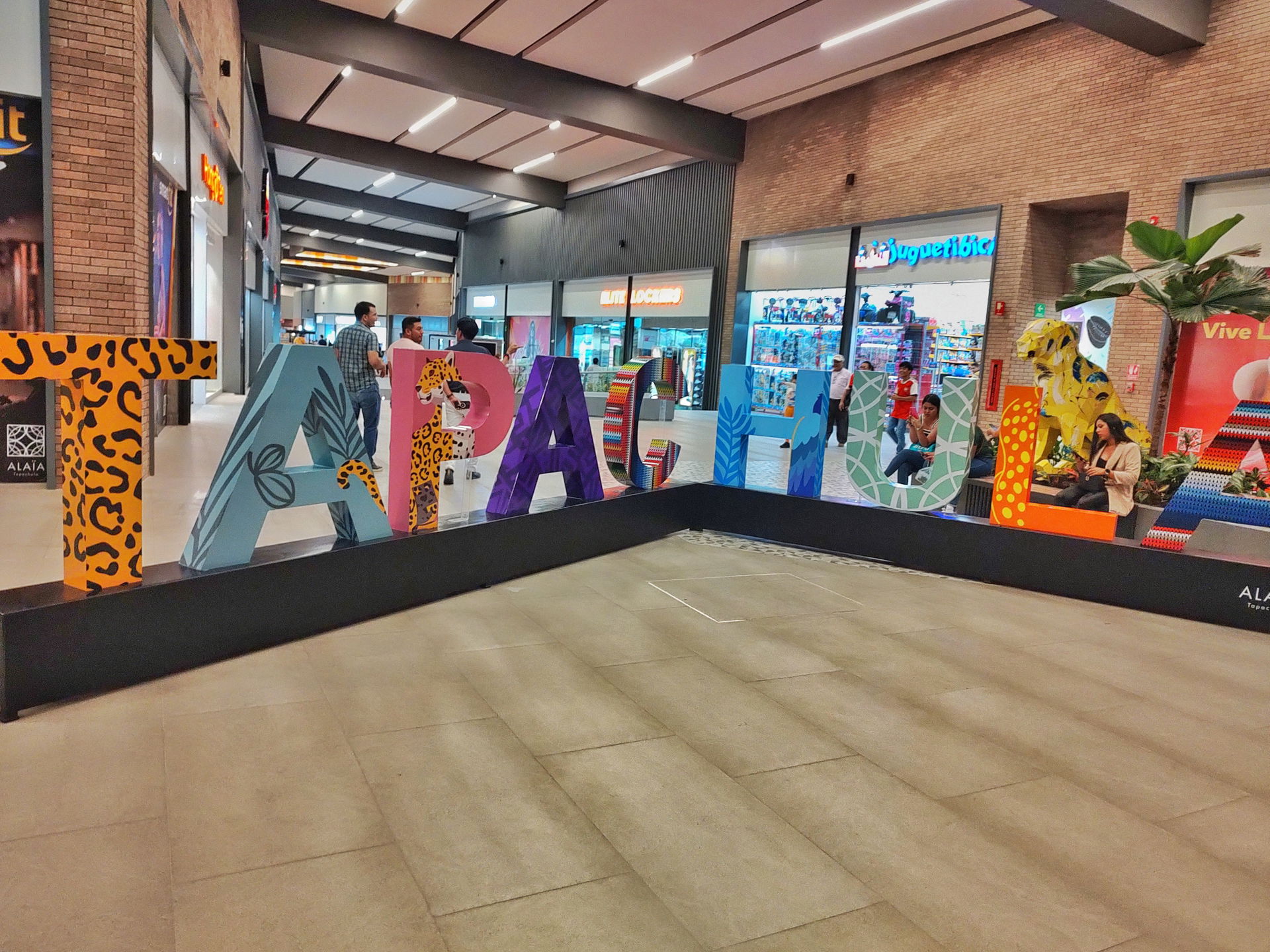 Letras de Tapachula en Plaza Alaïa