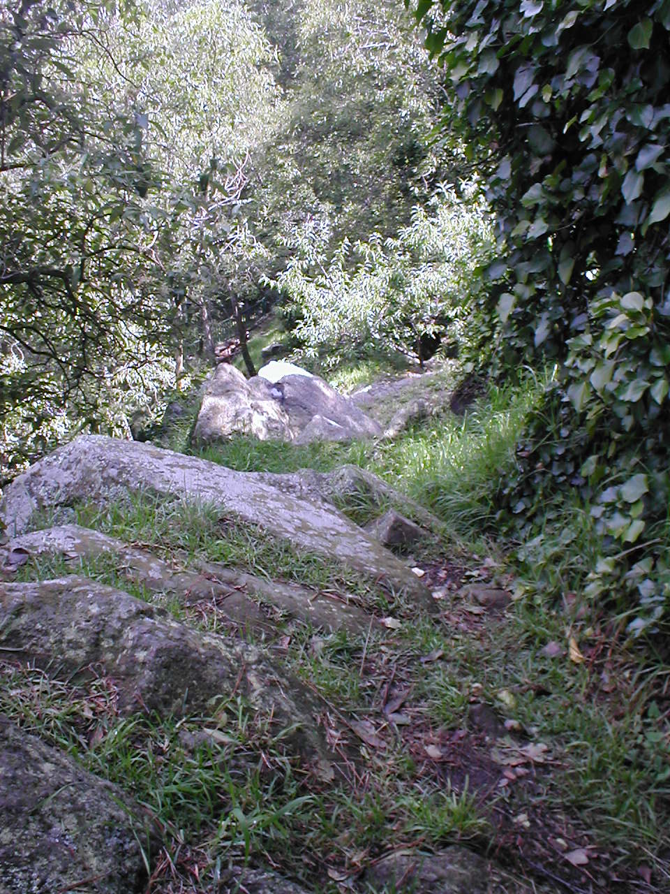 Rocas descendentes del Calvario de Toluca