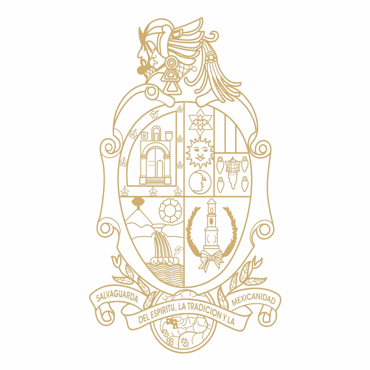 Escudo del municipio de Uruapan Michoacán, México.