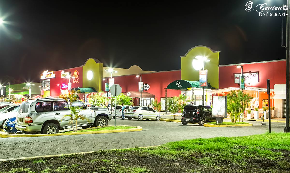 Centro Plaza Occidente de la ciudad de Chinandega.