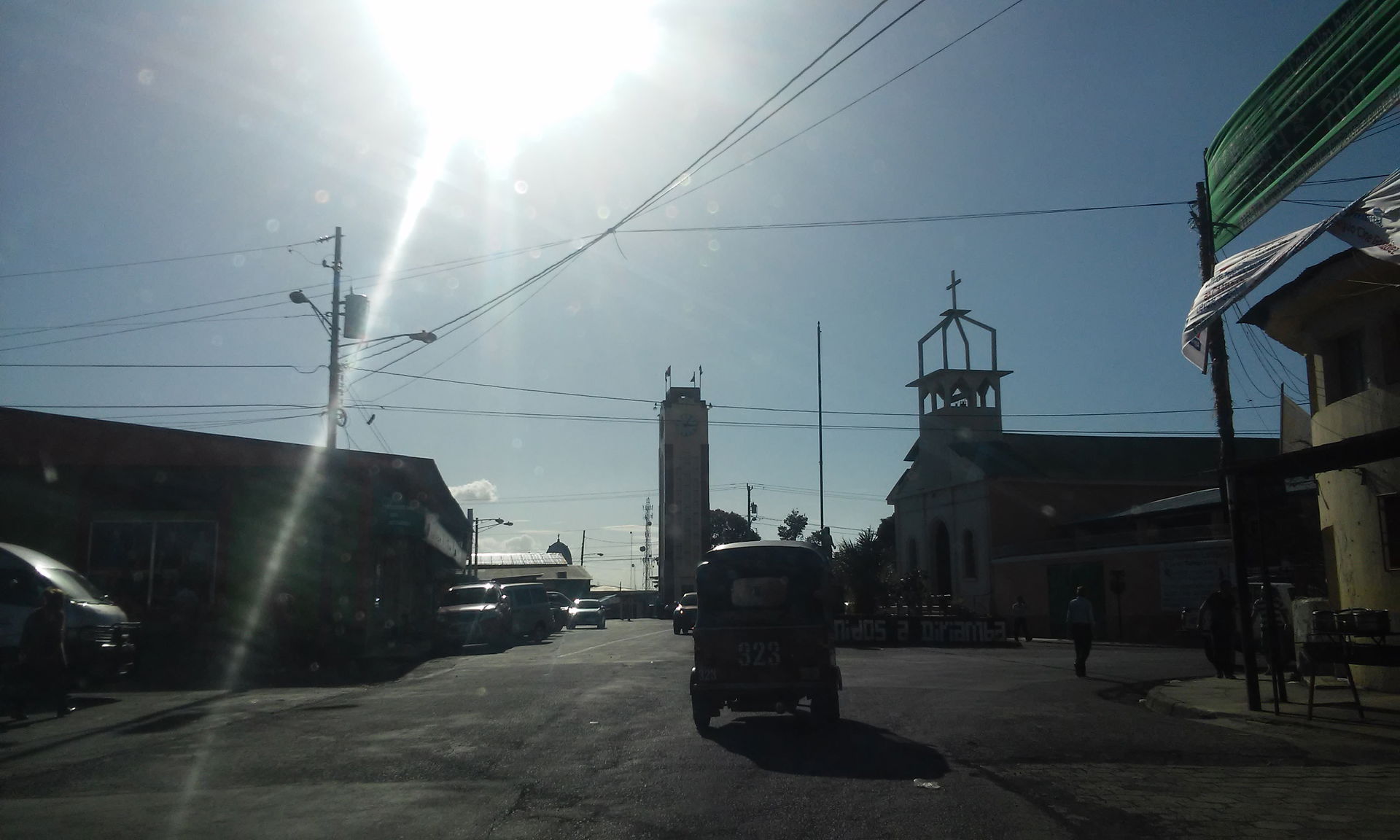 The centre of the municiplity of Diriamba, Nicaragua on Decembe…
