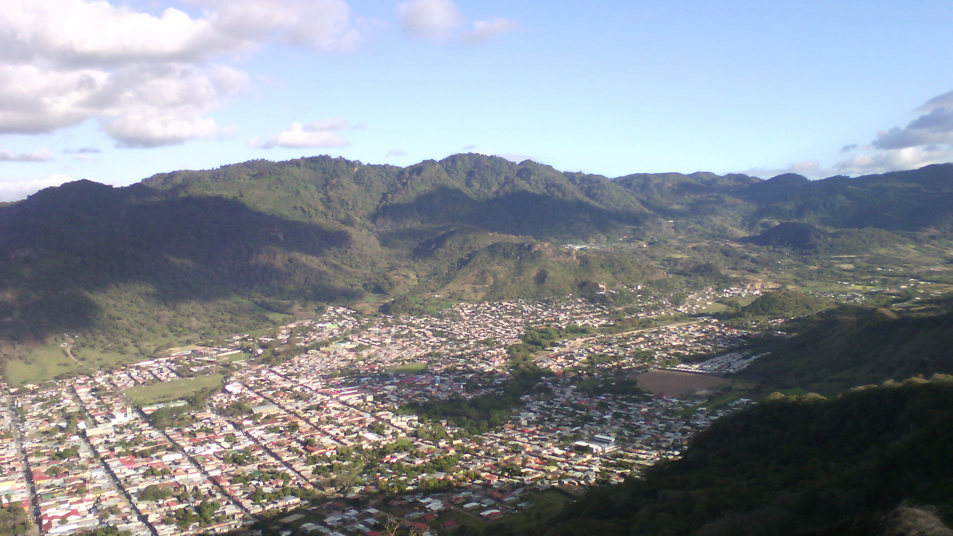 Jinotega desde La Peña de La Cruz