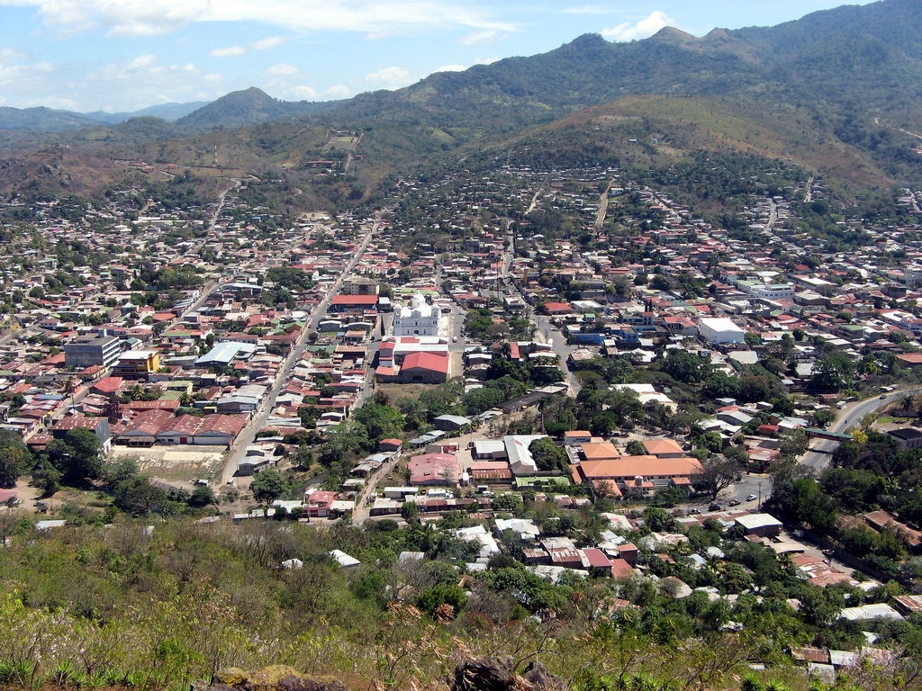 Vista de una parte de la ciudad desde el Cerro "El Calvario", c…