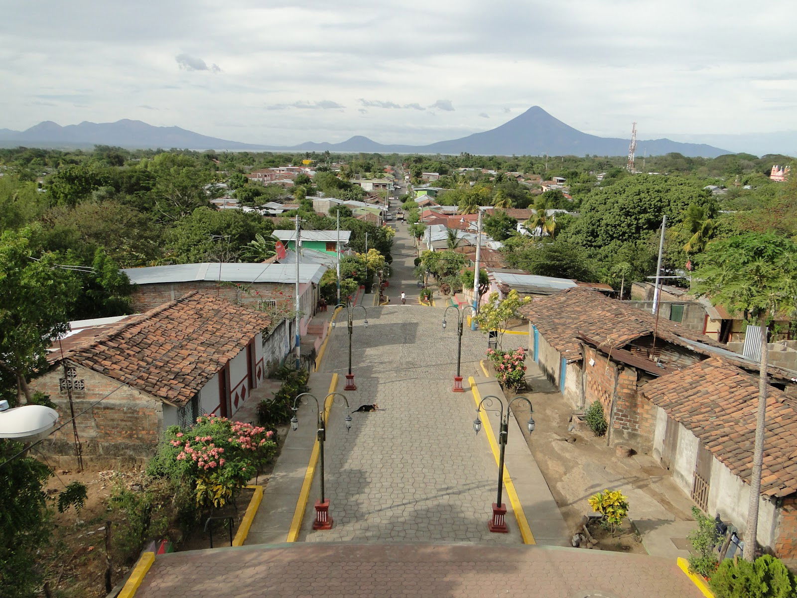 City view from El Mirador in Nagarote