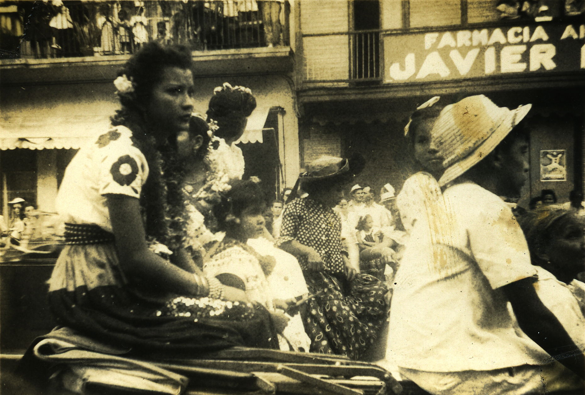 Carnival in Panama City 1946. Photos are dated March 5, 1946.