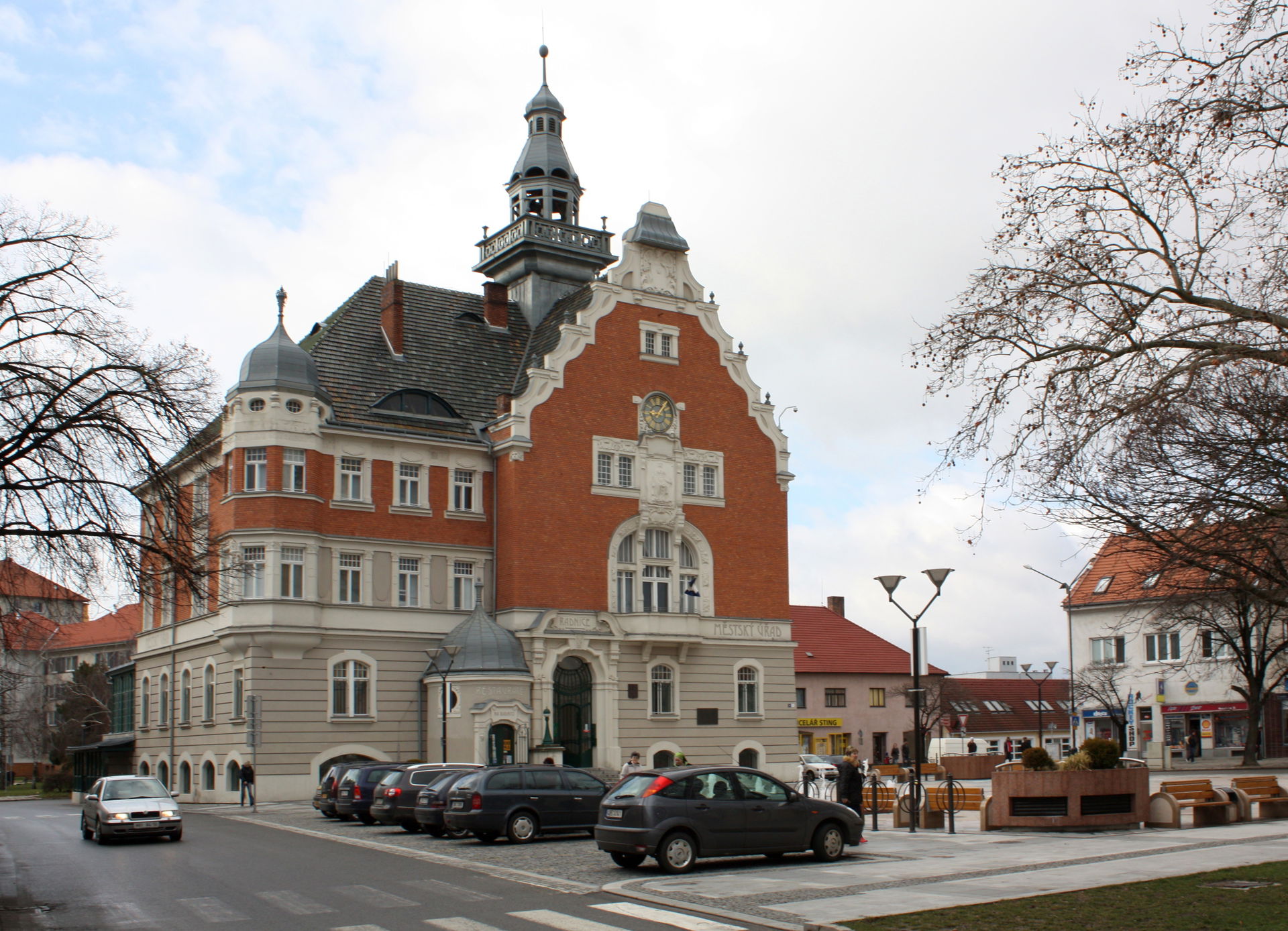 Town hall in Hodonín, Hodonín district, Czech Republic