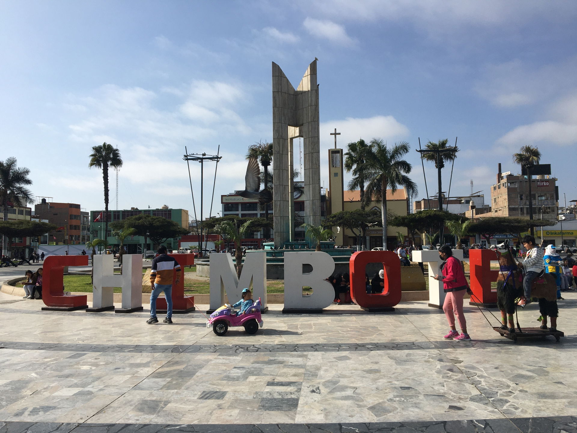 Plaza de armas de Chimbote