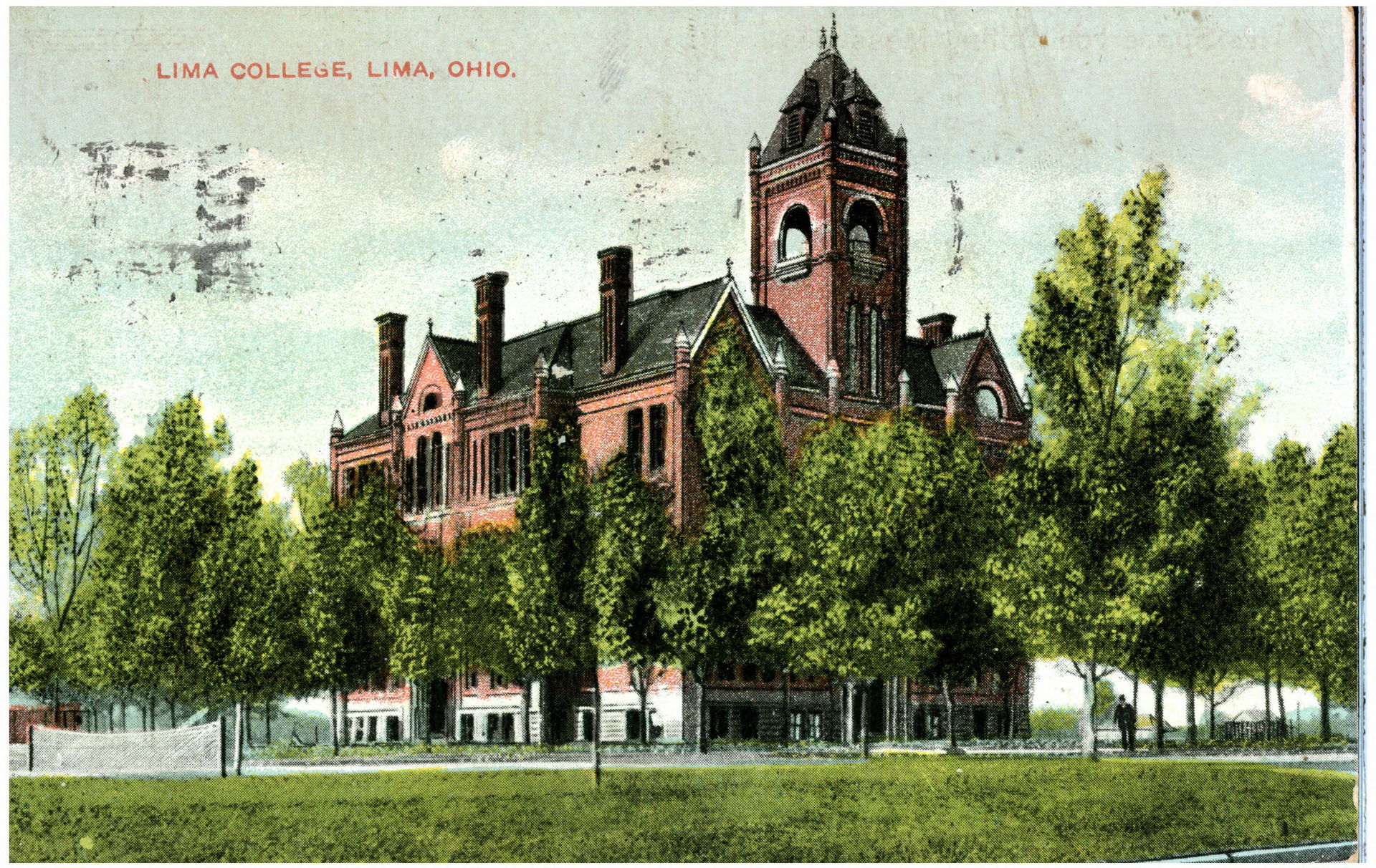 View of the Lima College building in Lima, Ohio.