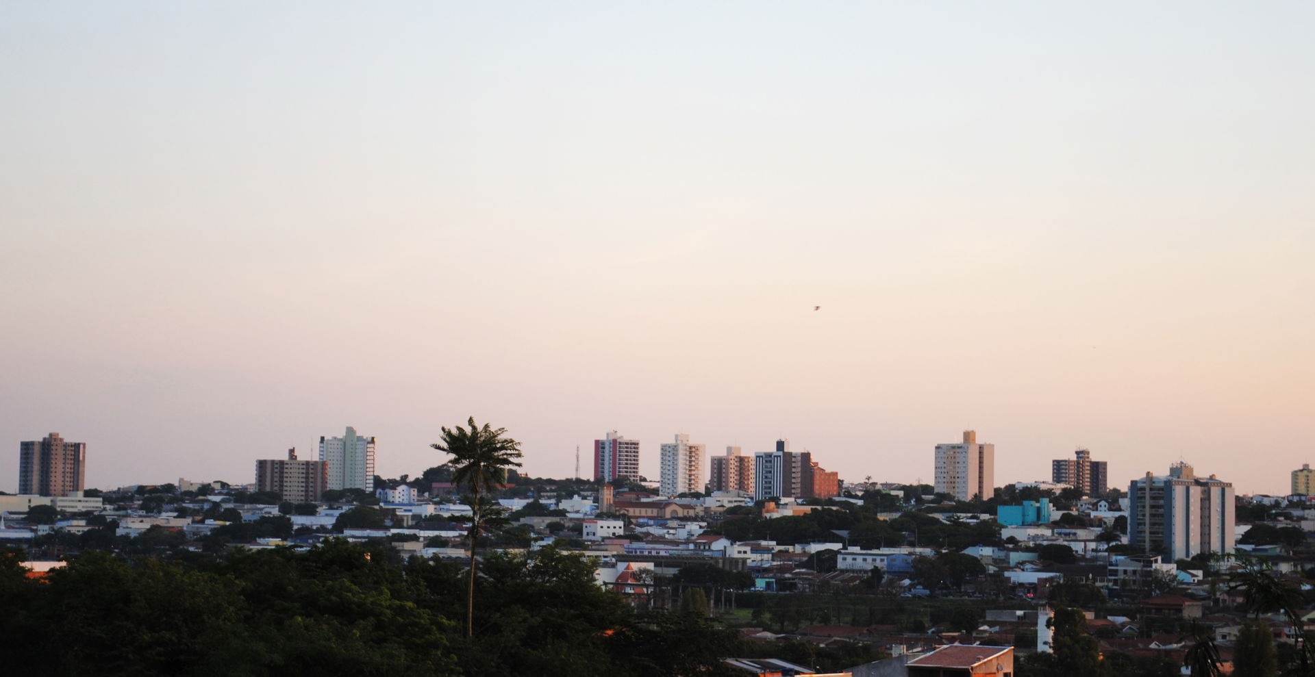 Foto panorâmica do centro de Sumaré.