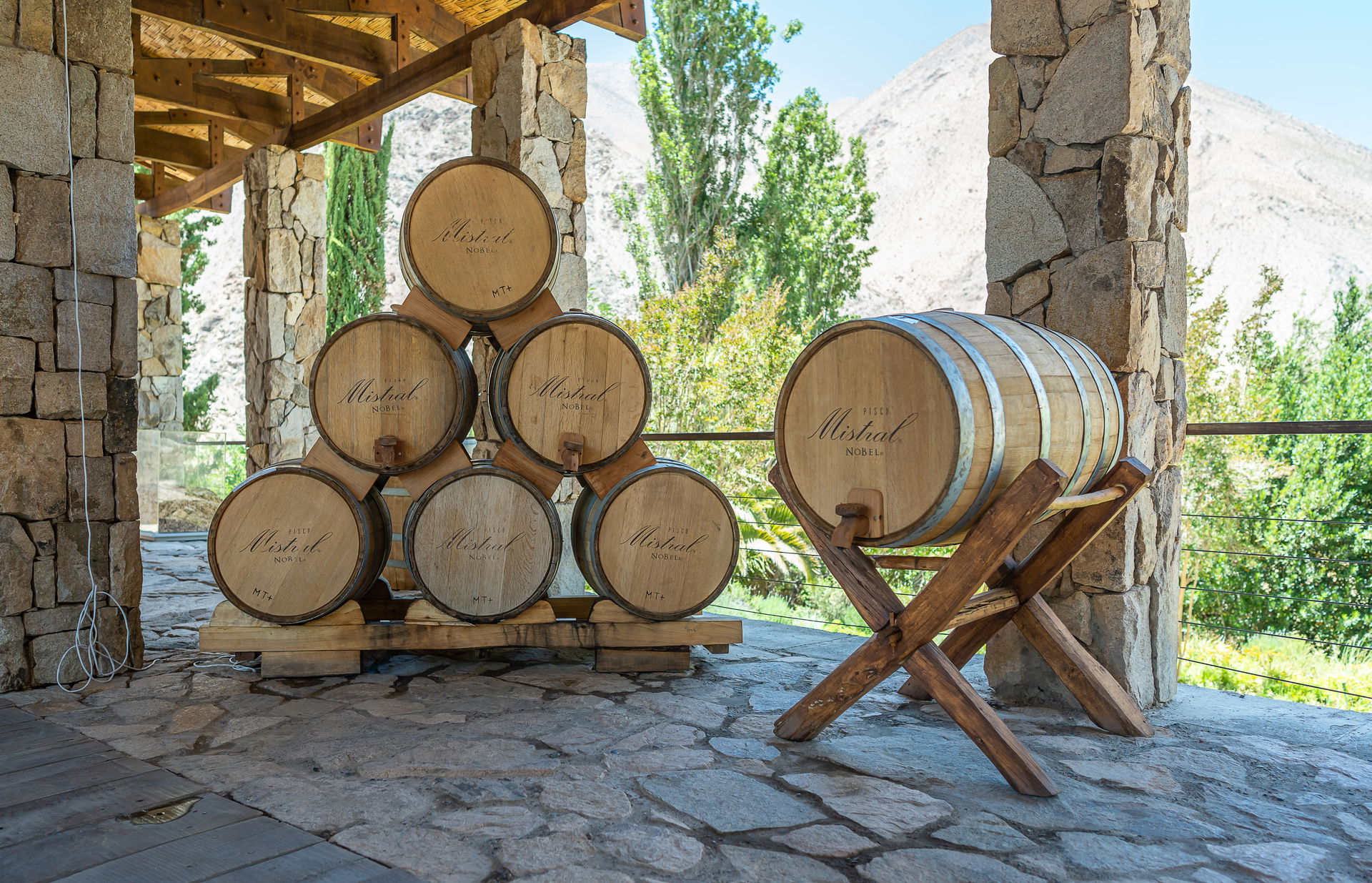 Mistral pisco barrels.