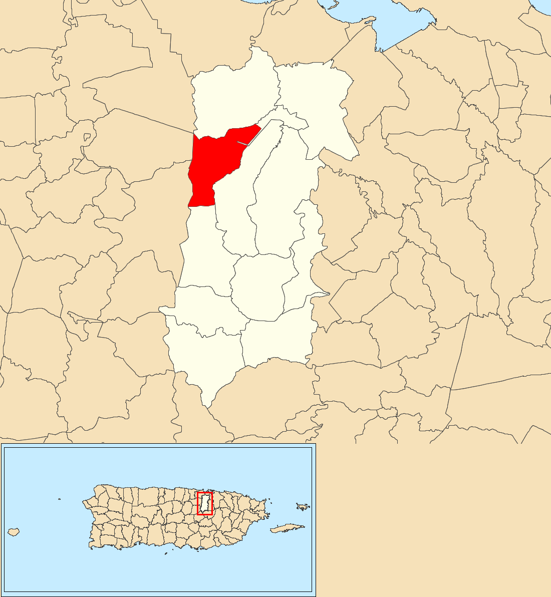 Pájaros, Bayamón, Puerto Rico locator map