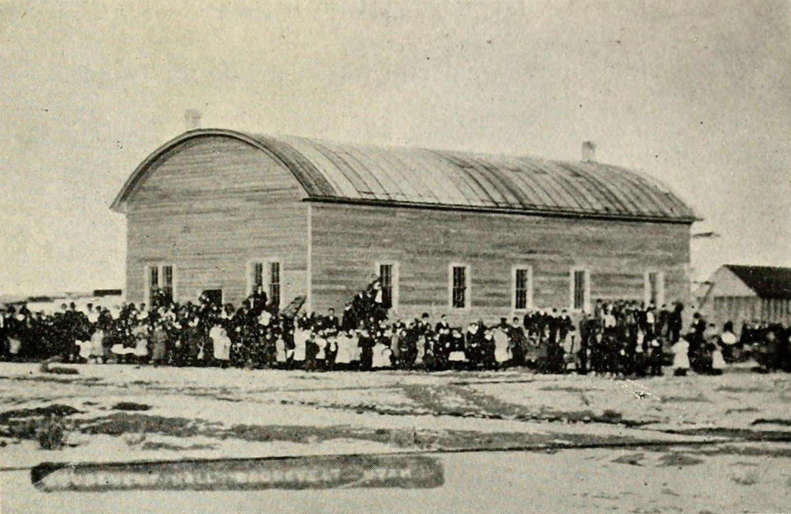 This is a photograph of the Roosevelt Ward Amusement Hall of th…