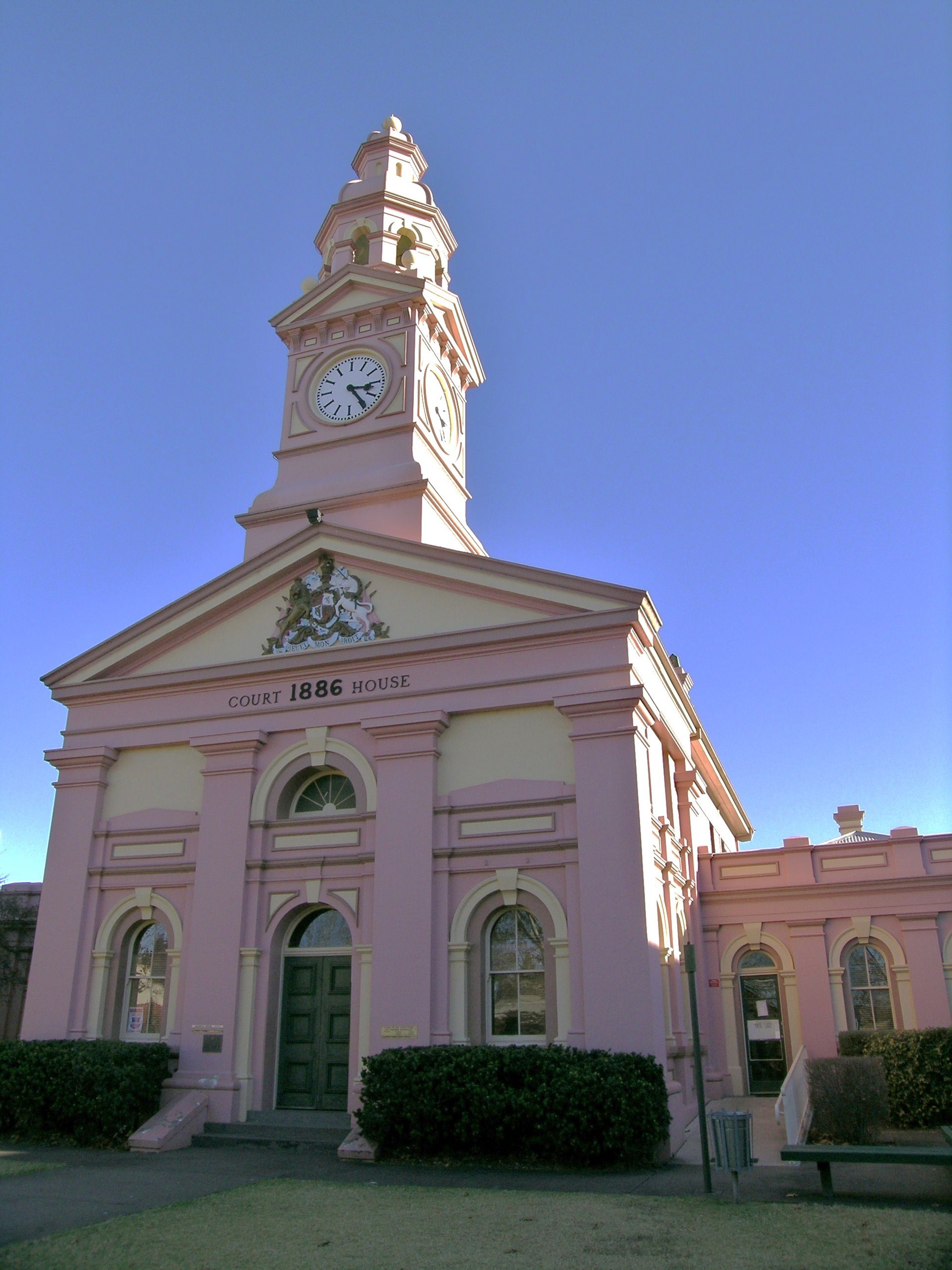 Inverell Court House built in 1886.