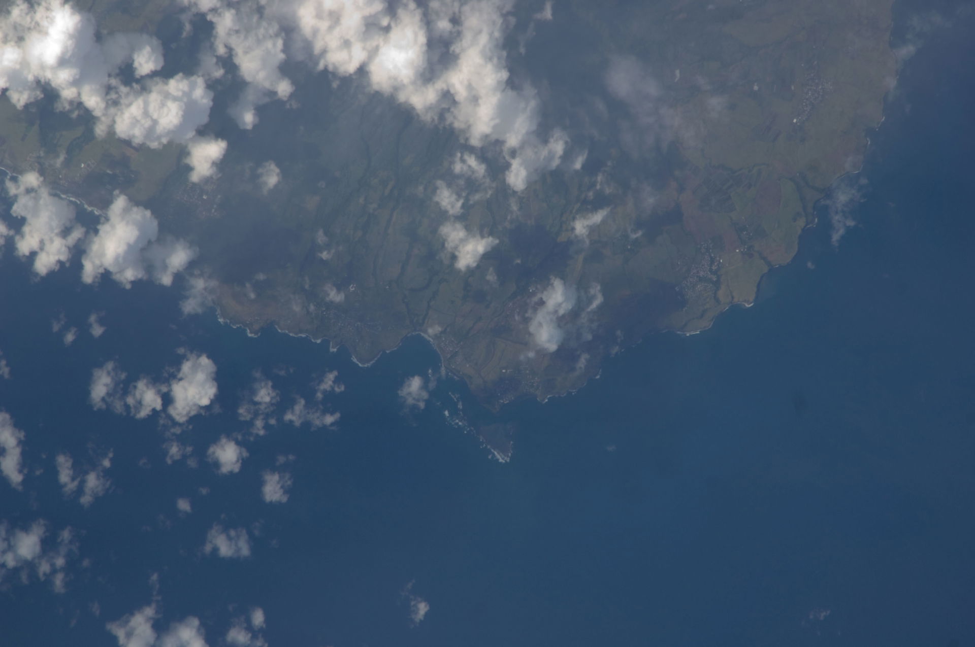 View of the Lesser Antilles taken during ISS Expedition 18.