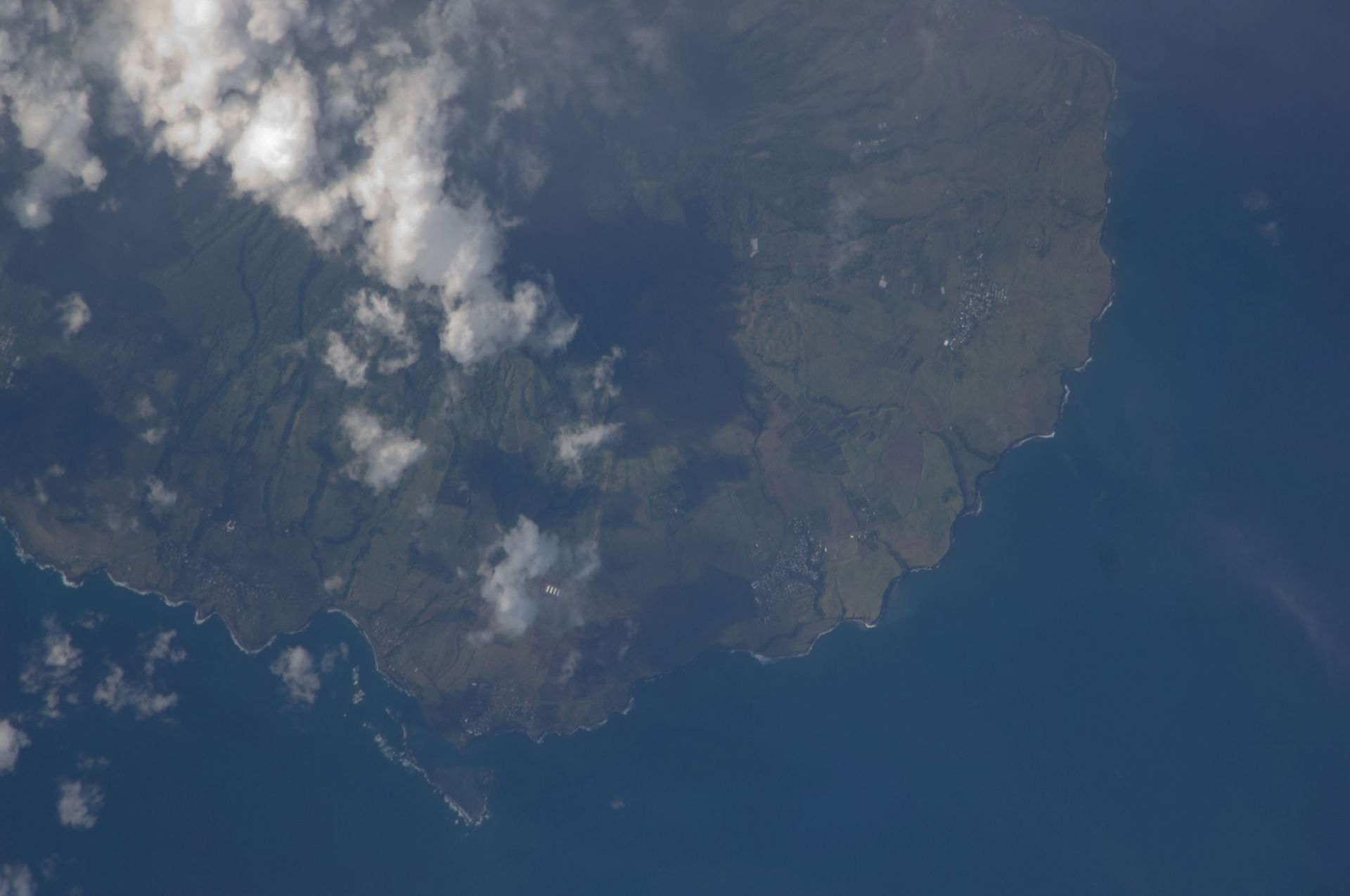View of the Lesser Antilles taken during ISS Expedition 18.