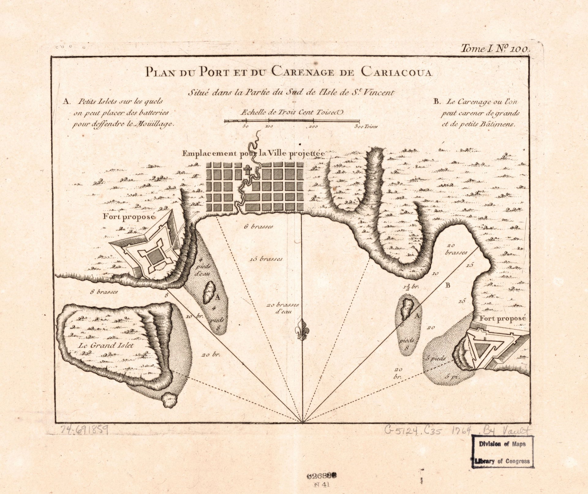 Scale ca. 1:10,000. Relief shown by hachures. Depths shown by s…