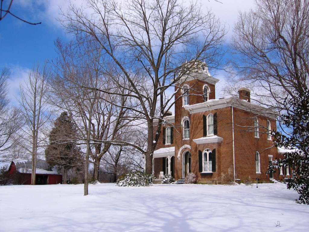The Beeches historic mansion in Springfield TN circa 1867