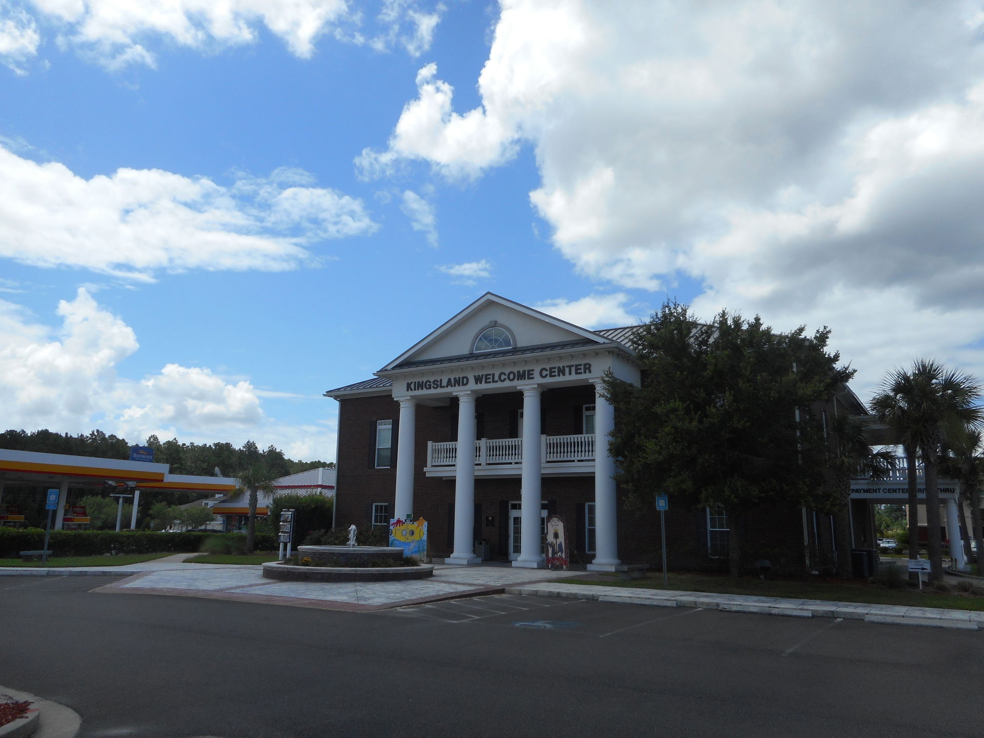 Kingsland Welcome Center on the frontage road off of Georgia St…