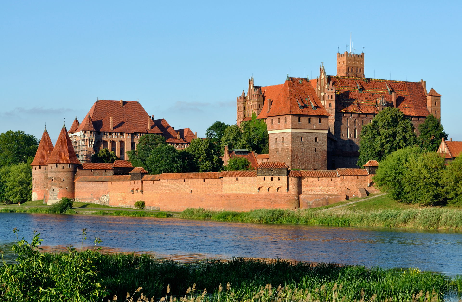 Picture taken in Malbork after Wikimania 2010 conference. Panor…