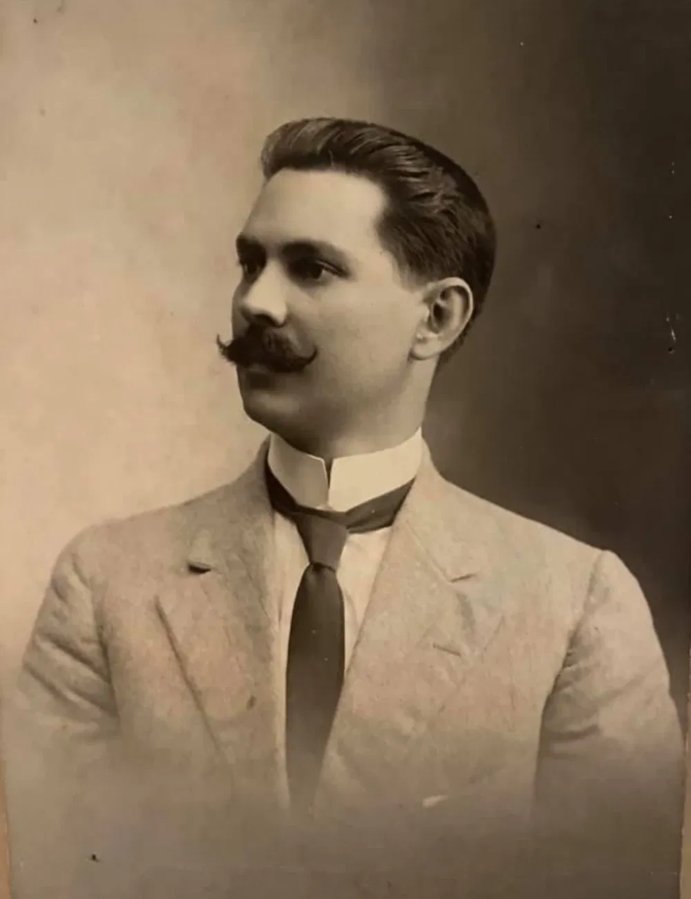 Coll Y Cuchi with a mustache