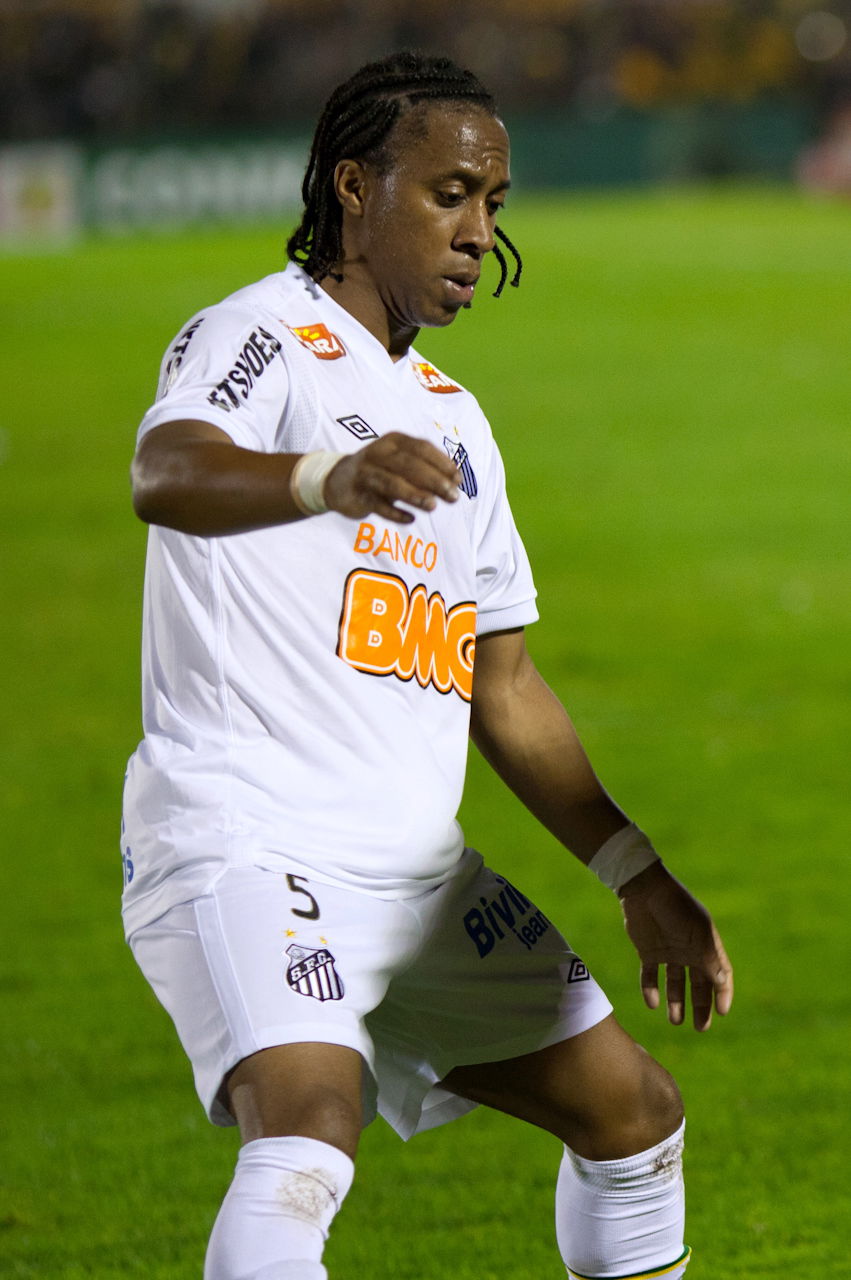Arouca (Santos) during the 2011 Copa Libertadores final in the …