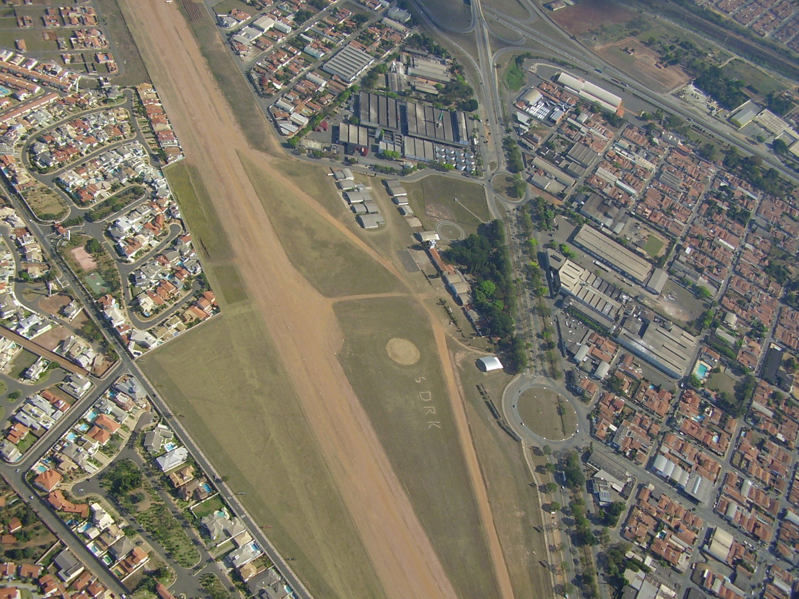 Foto Aérea do Aeroclube de Rio Claro
