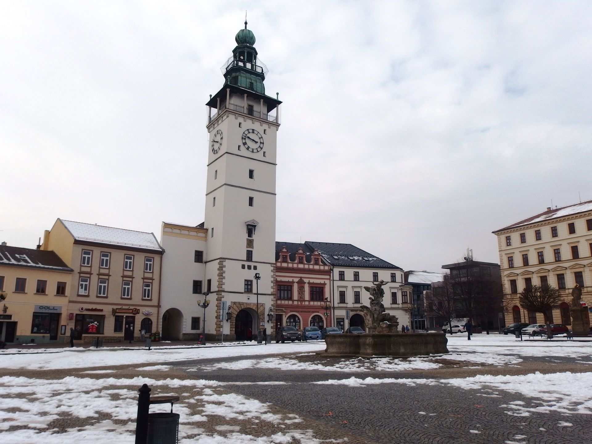 Vyškov, Czech Republic. Masarykovo náměstí Square with the town…