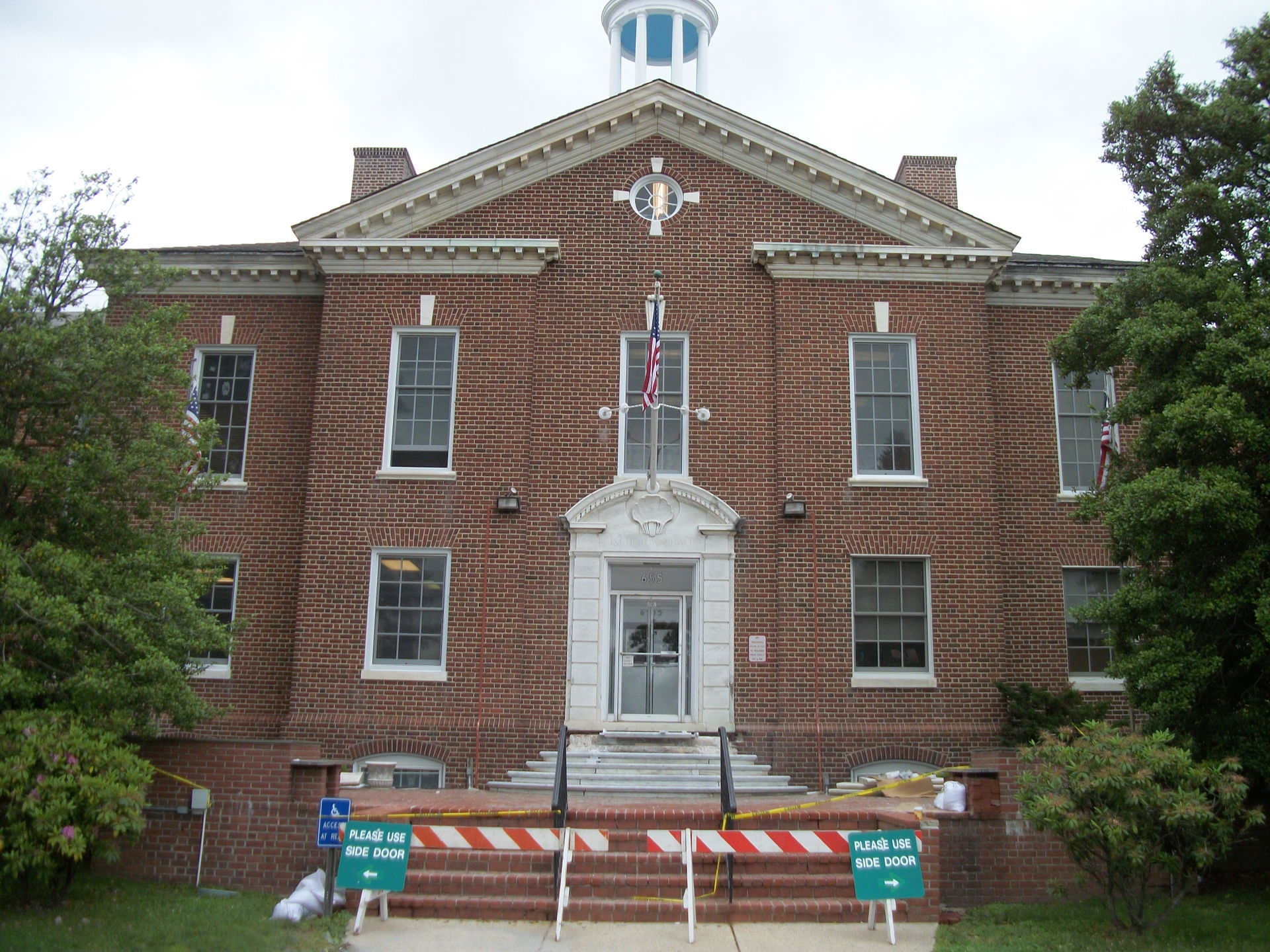 Town of Islip Town Hall on Main Street in the Census-Designated…