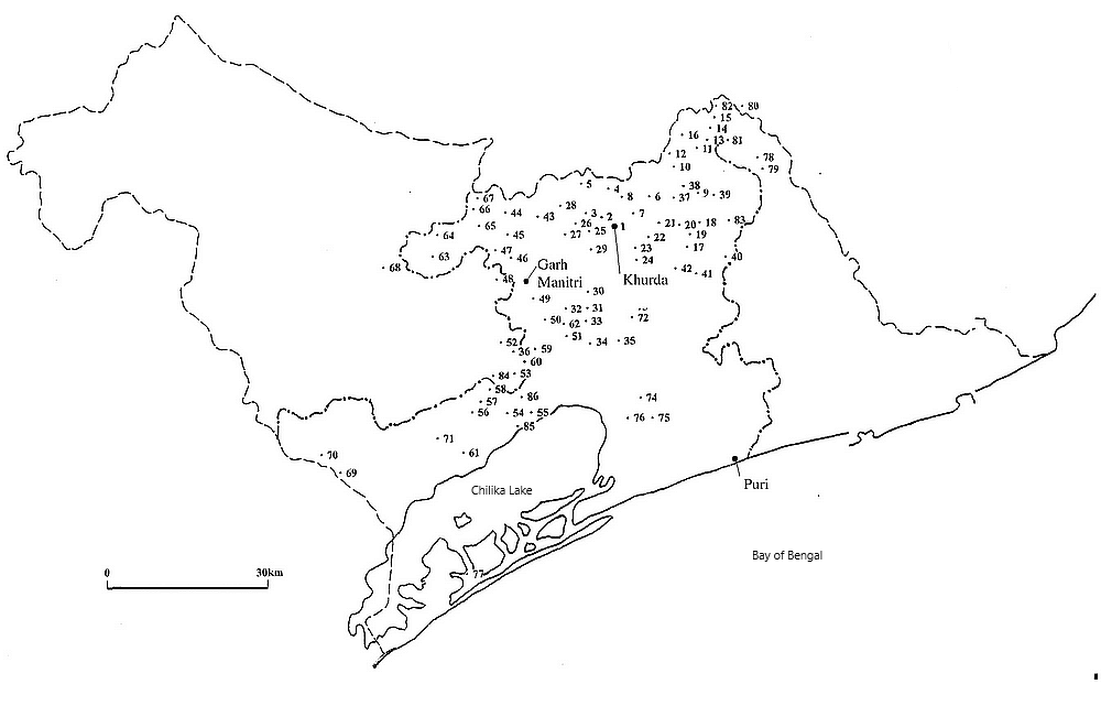Forts located in the Khurda kingdom