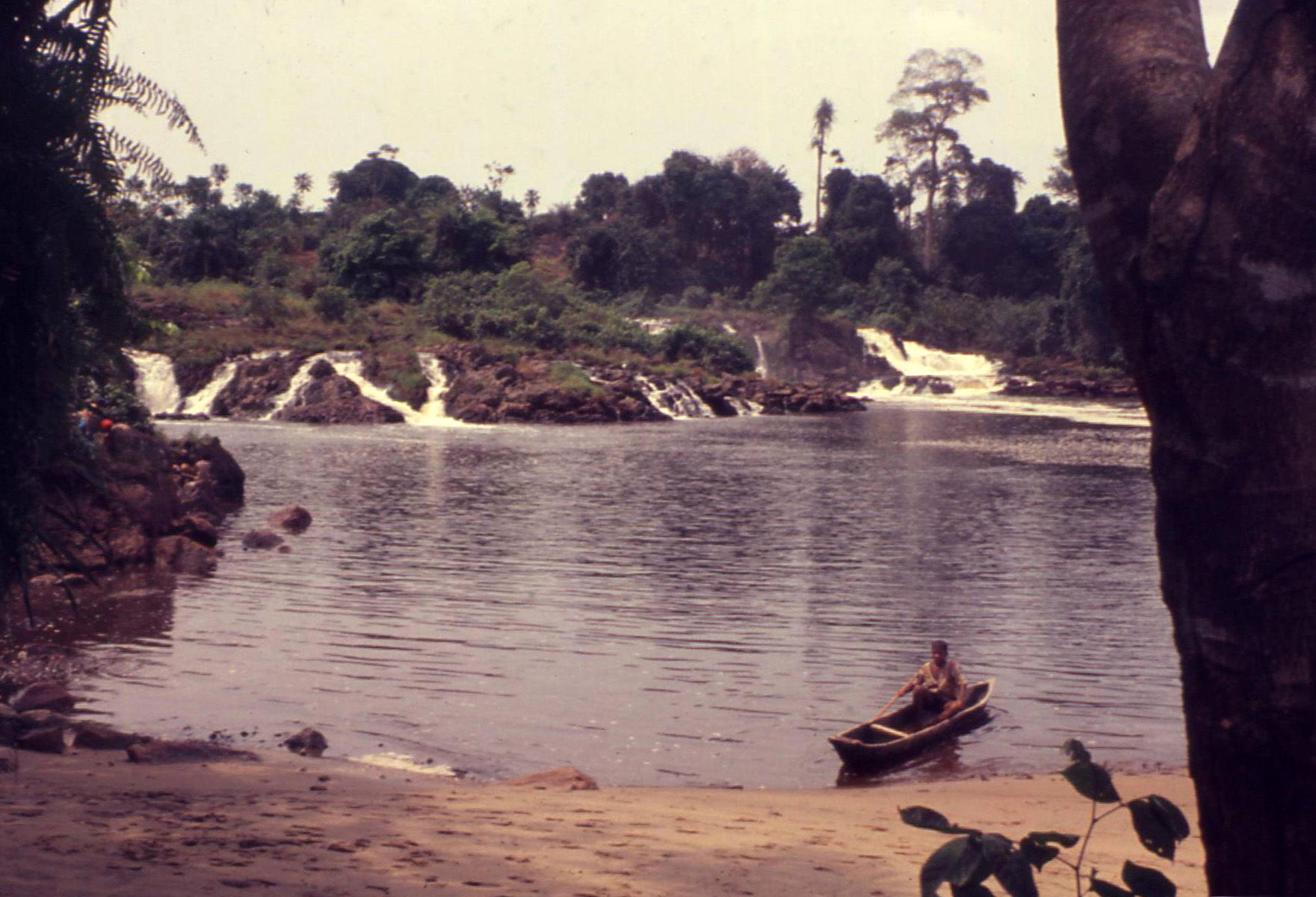 La Lobé à Kribi en février 1974