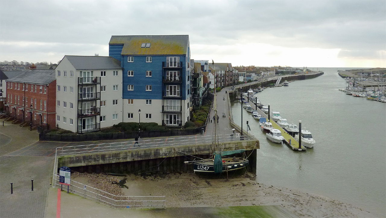 Riverside development at Littlehampton, West Sussex