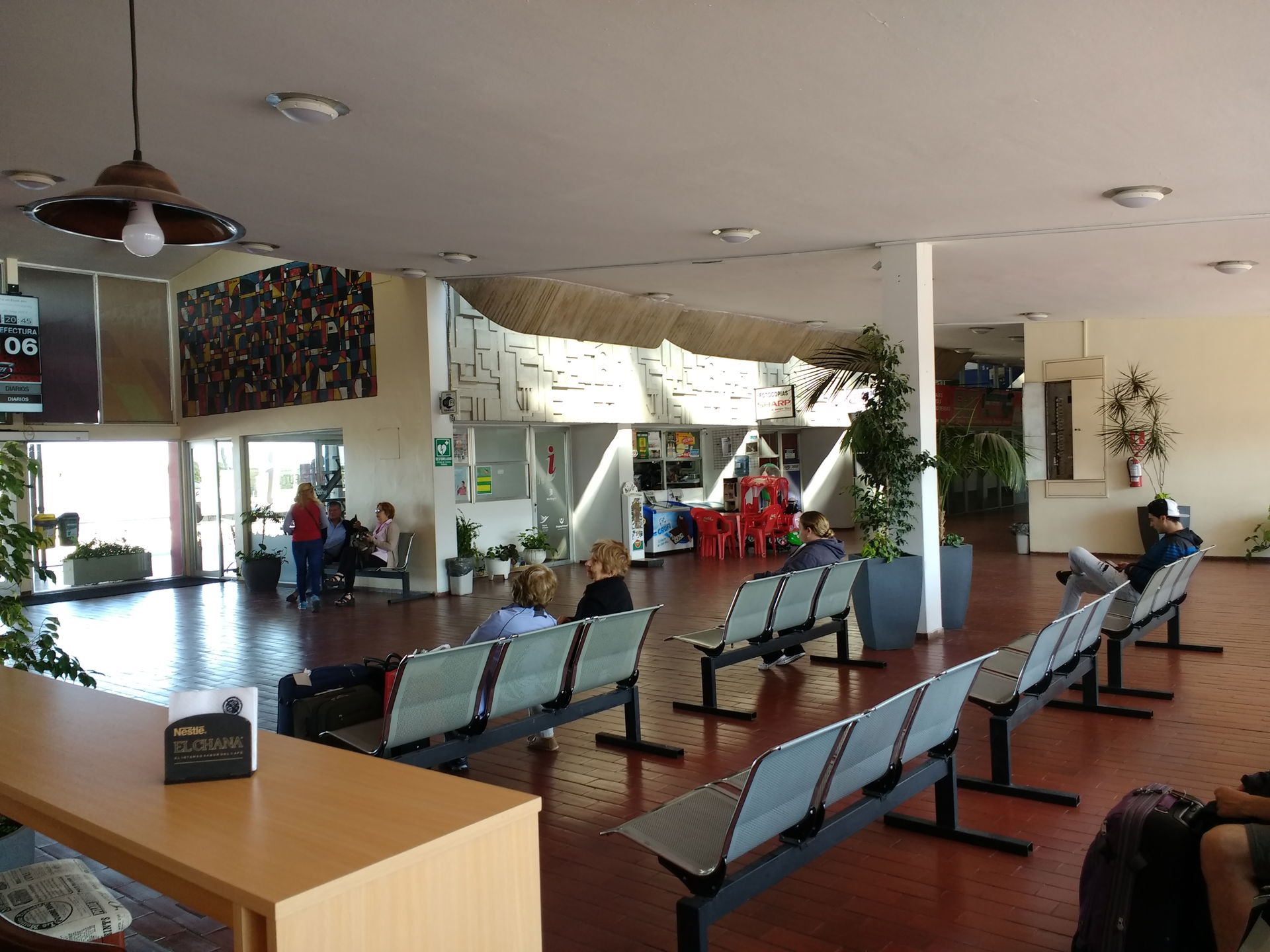 The bus terminal in Fray Bentos, Uruguay.