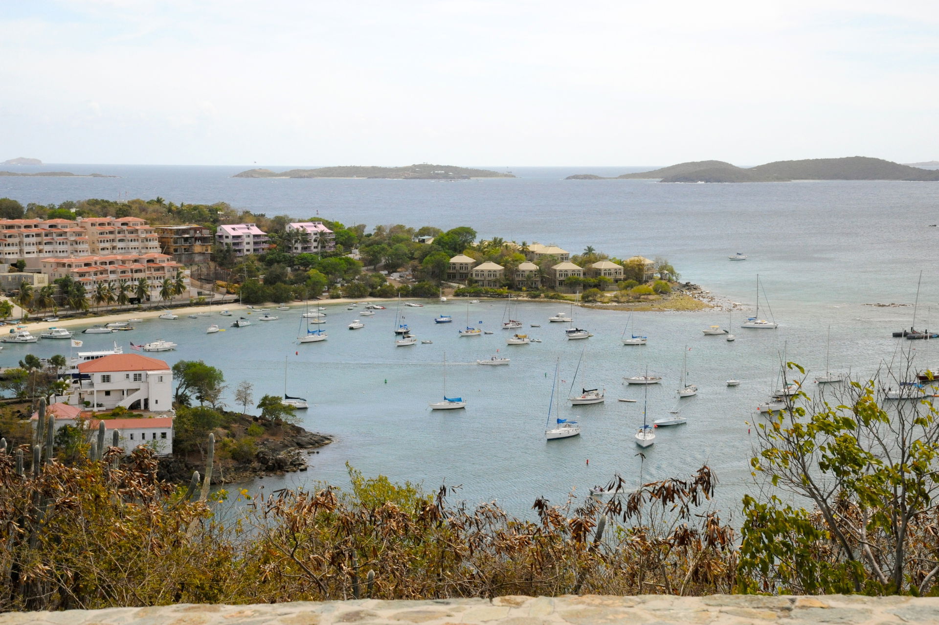 Cruz Bay — at St. John island, United States Virgin Islands.